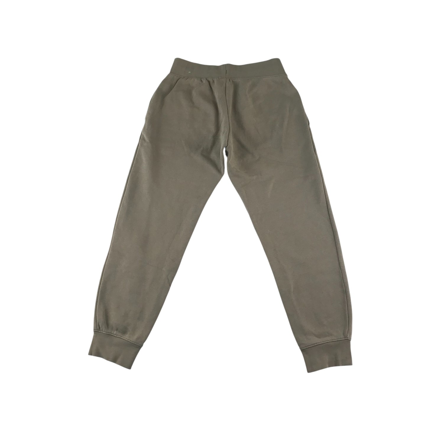 Nike joggers 9-10 years beige plain with small logo cuffed legs