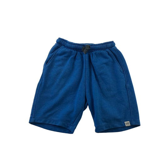 Next Shorts Age 7 Blue Jersey Relaxed Fit