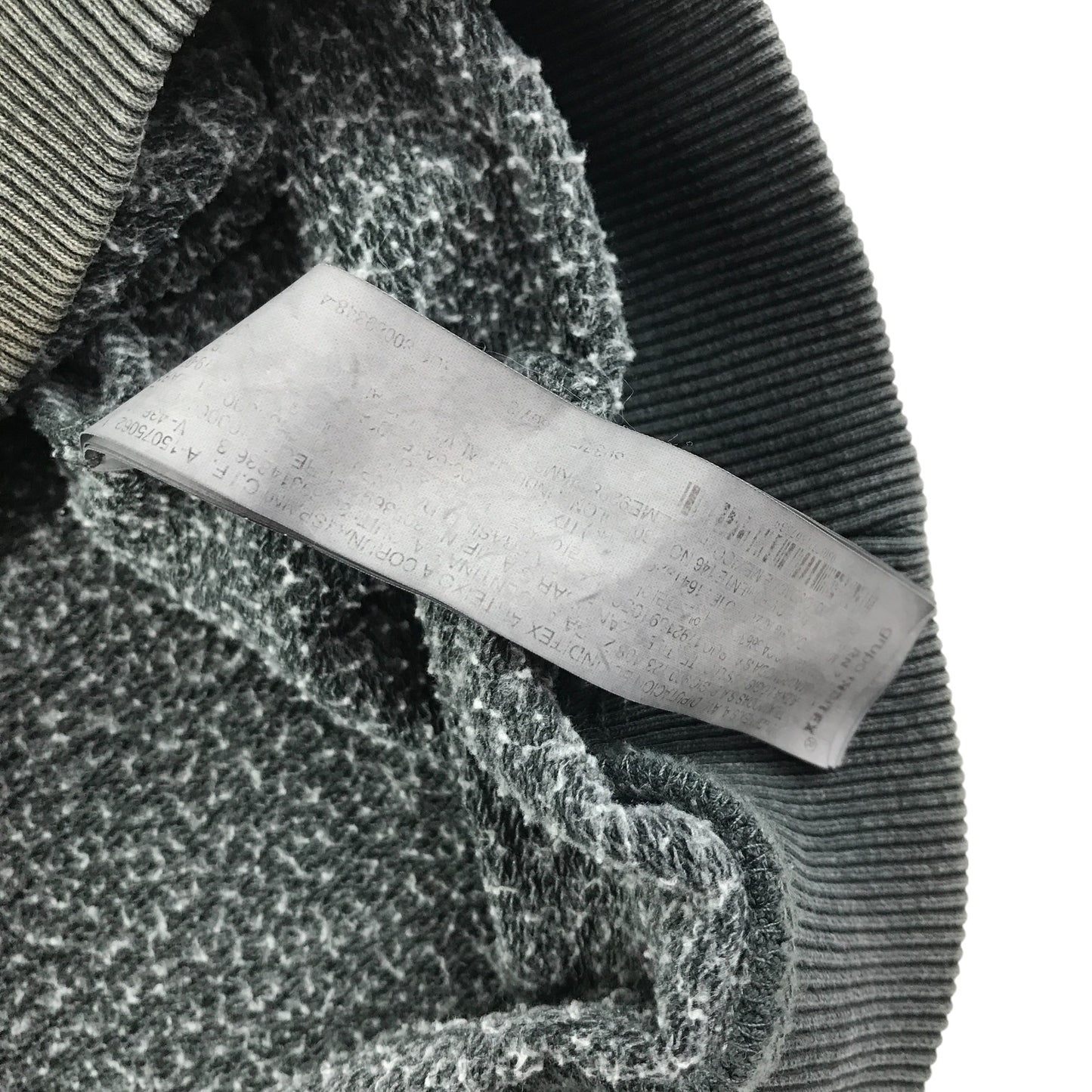 Zara sweater 8-9 years grey graphic text design