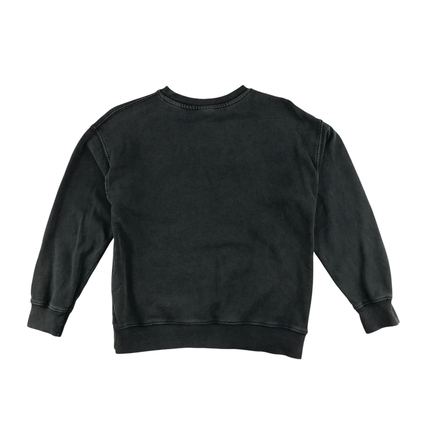 Zara sweater 8-9 years grey graphic text design