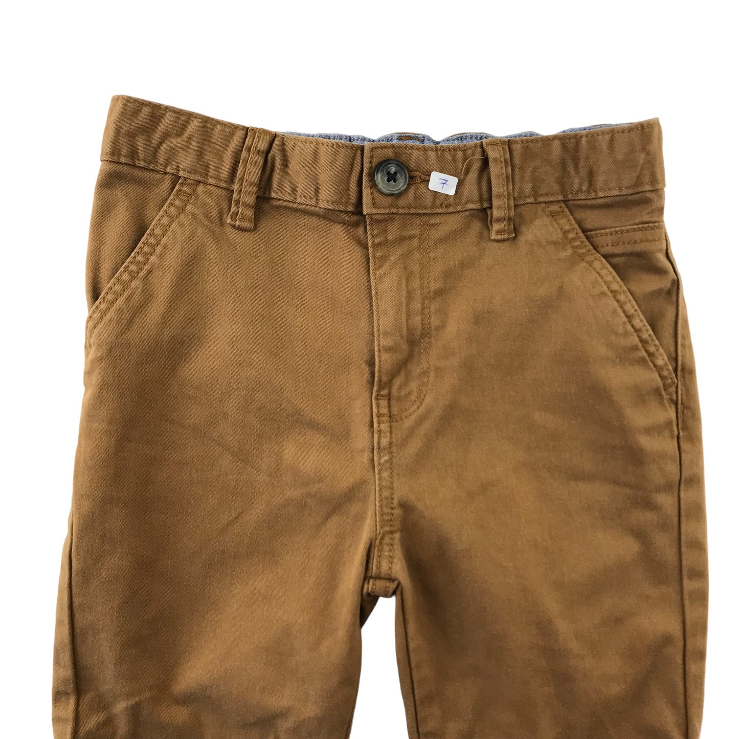Tu Shorts Age 7 Brown Tan Chino Style