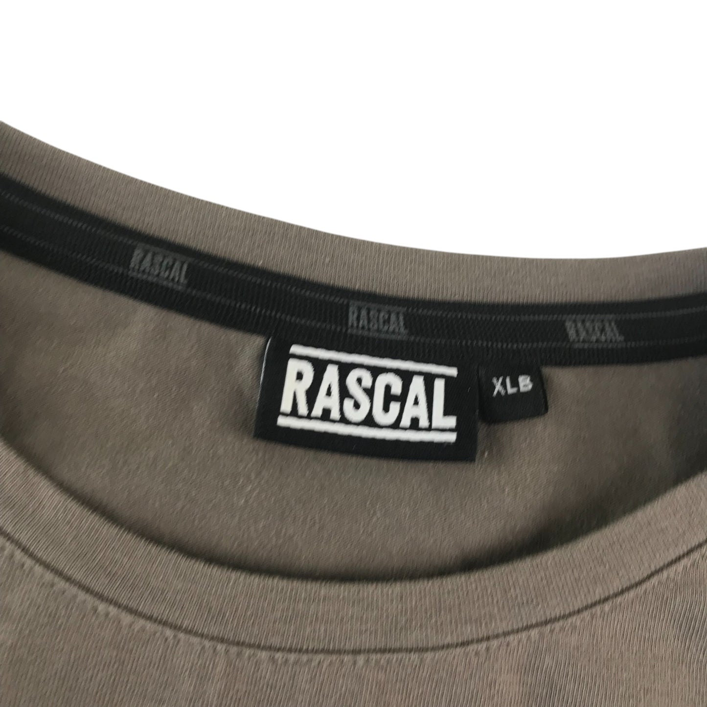 Rascal t-shirt 13-15 years navy and khaki green panelled