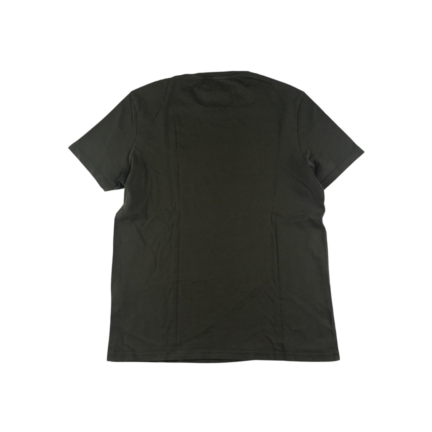 Lyle & Scott t-shirt men's M khaki with embroidered logo cotton