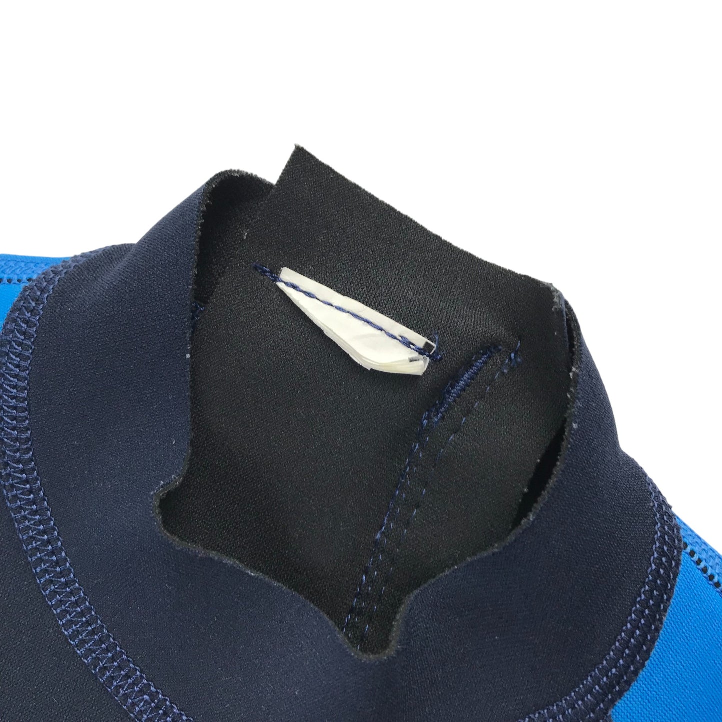 Decathlon wetsuit 4 years navy and blue short sleeve and leg