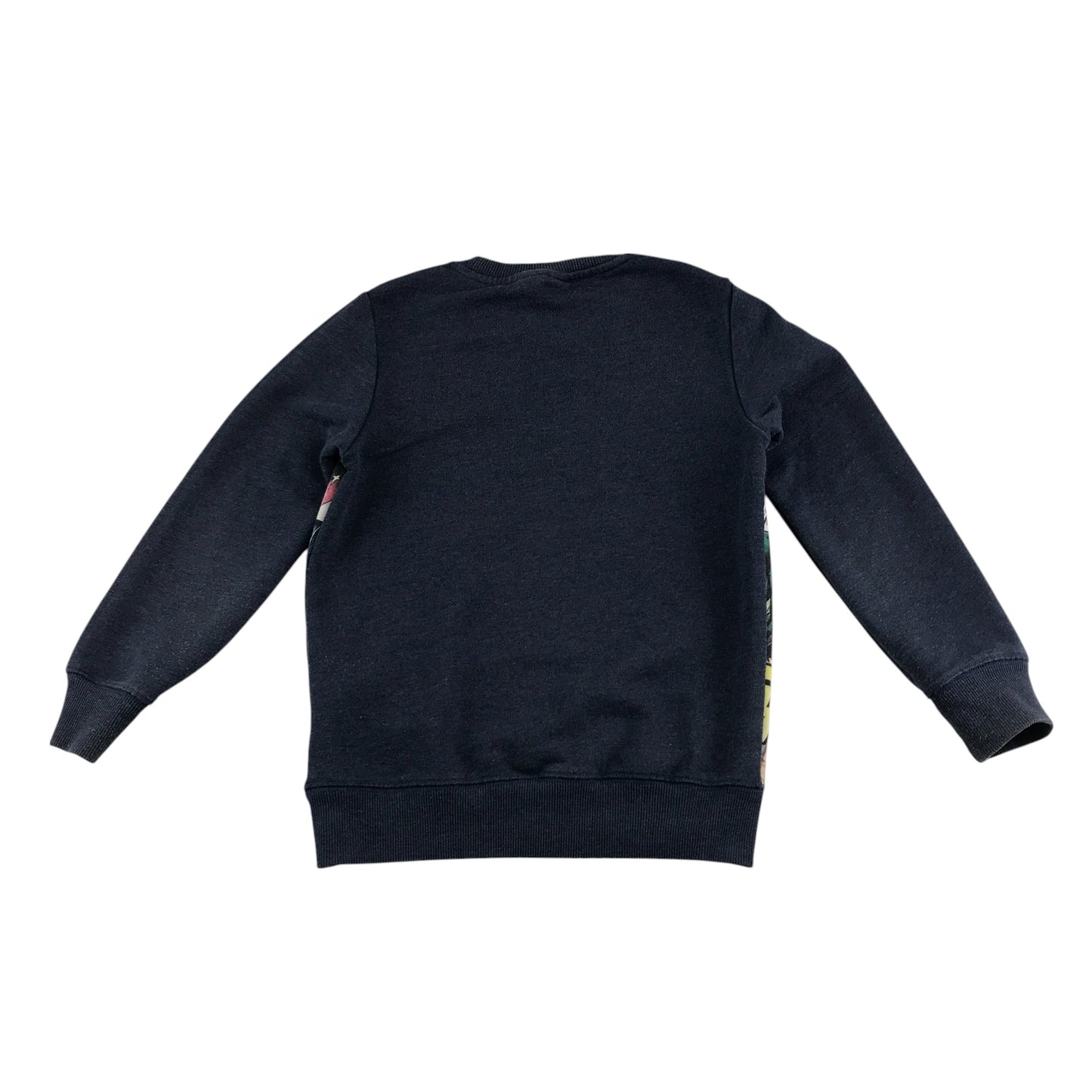 Next sweater 5-6 years navy marvel comic graphic design