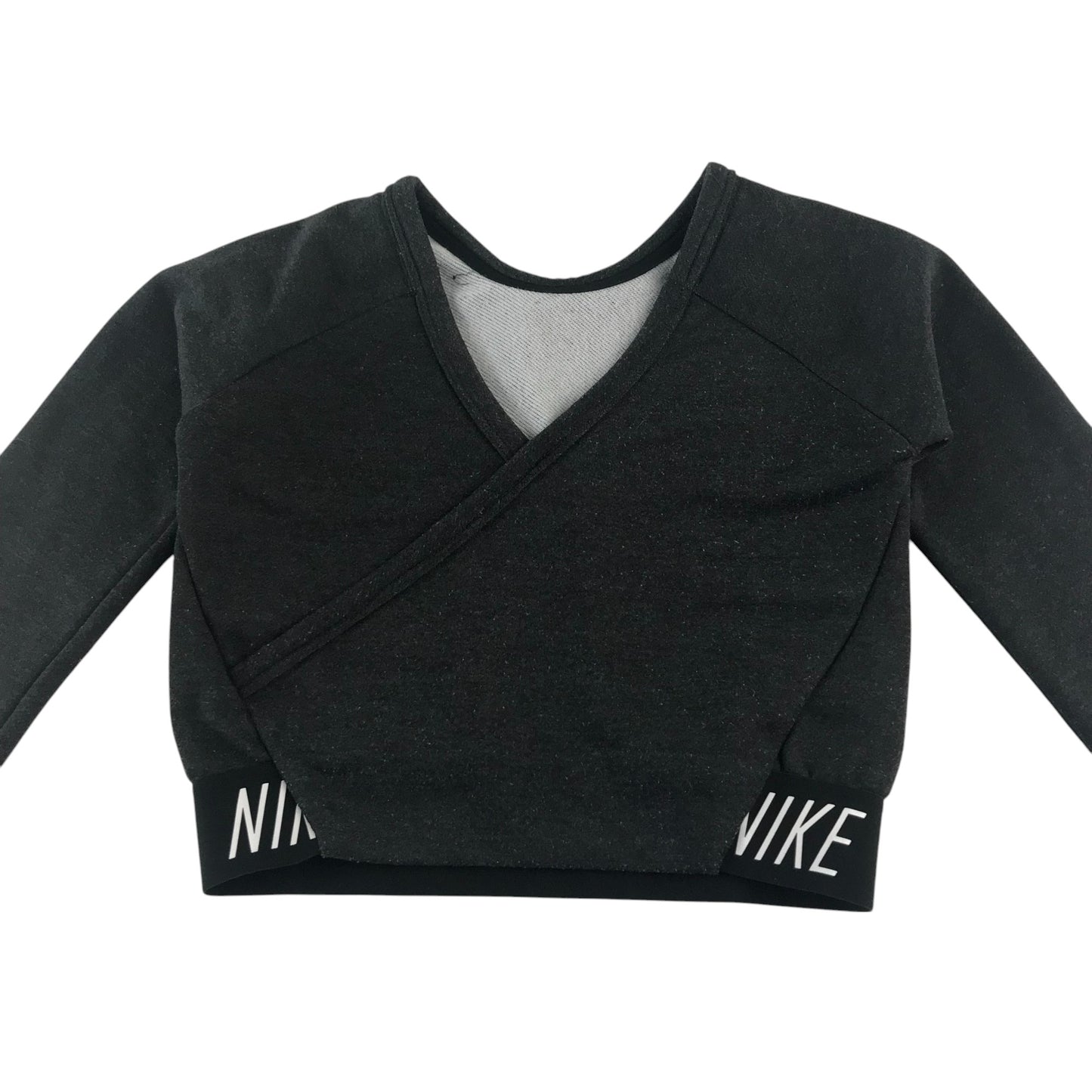 Nike sports top 7-8 years dark grey fashion style