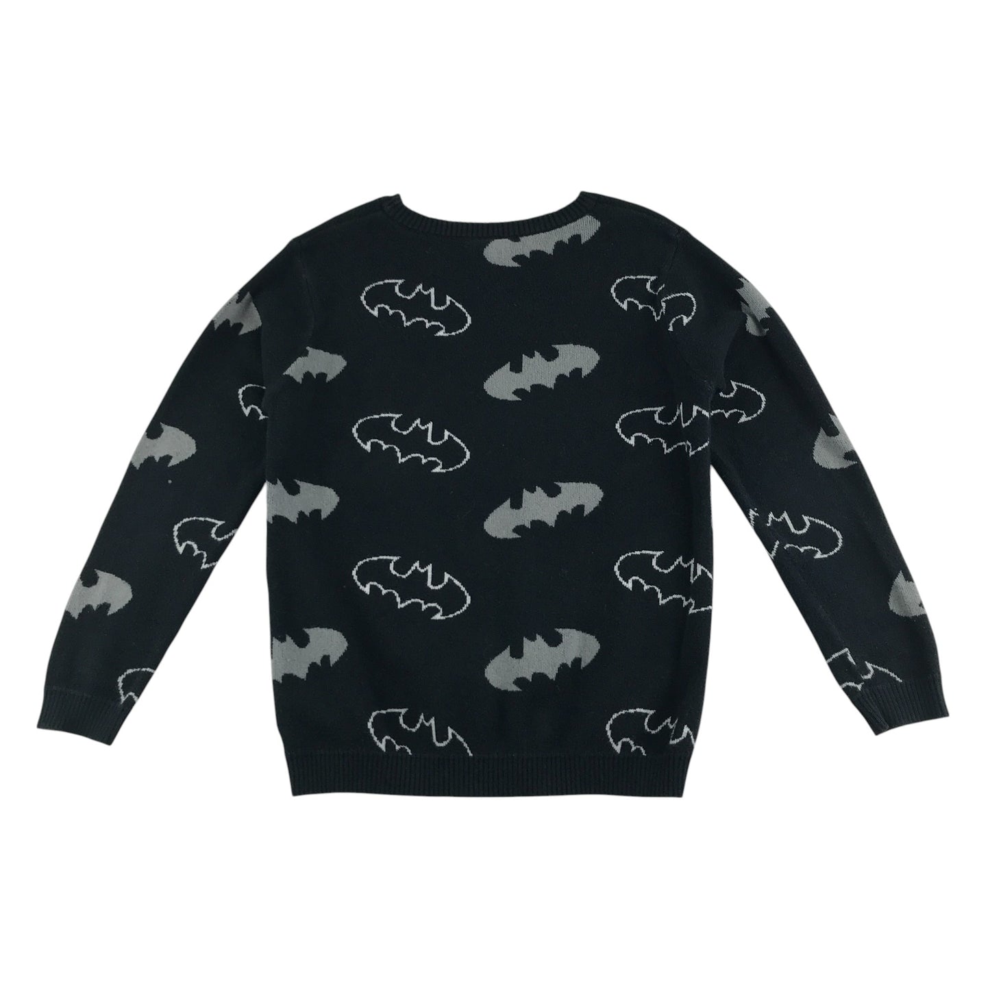 George sweater 6-7 years black crewneck batman graphic design print cotton