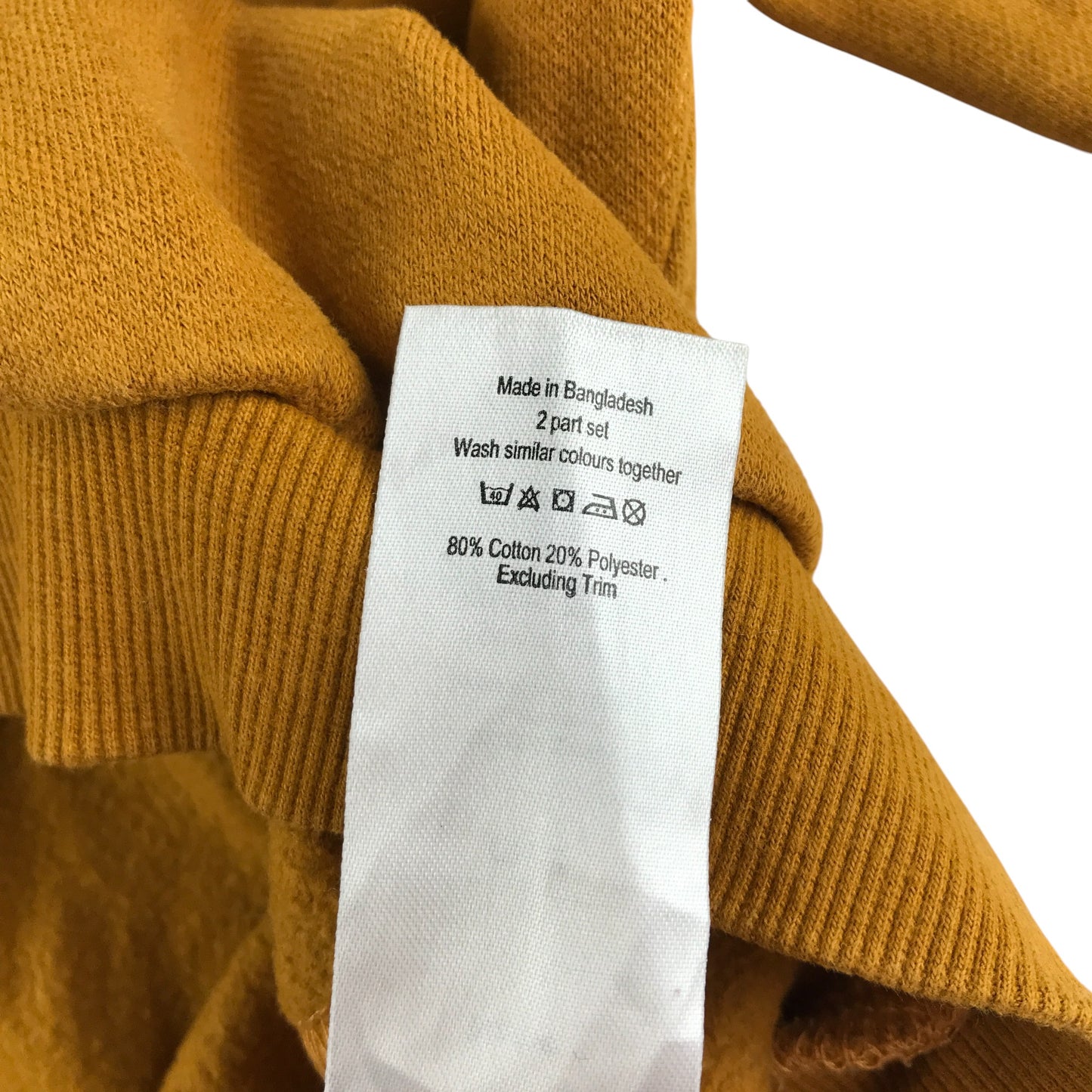 George sweater 6-7 years mustard yellow plain crewneck