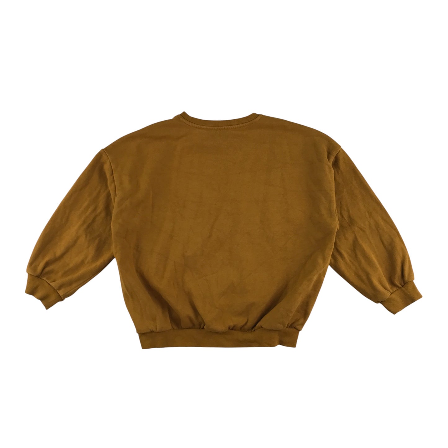 George sweater 6-7 years mustard yellow plain crewneck