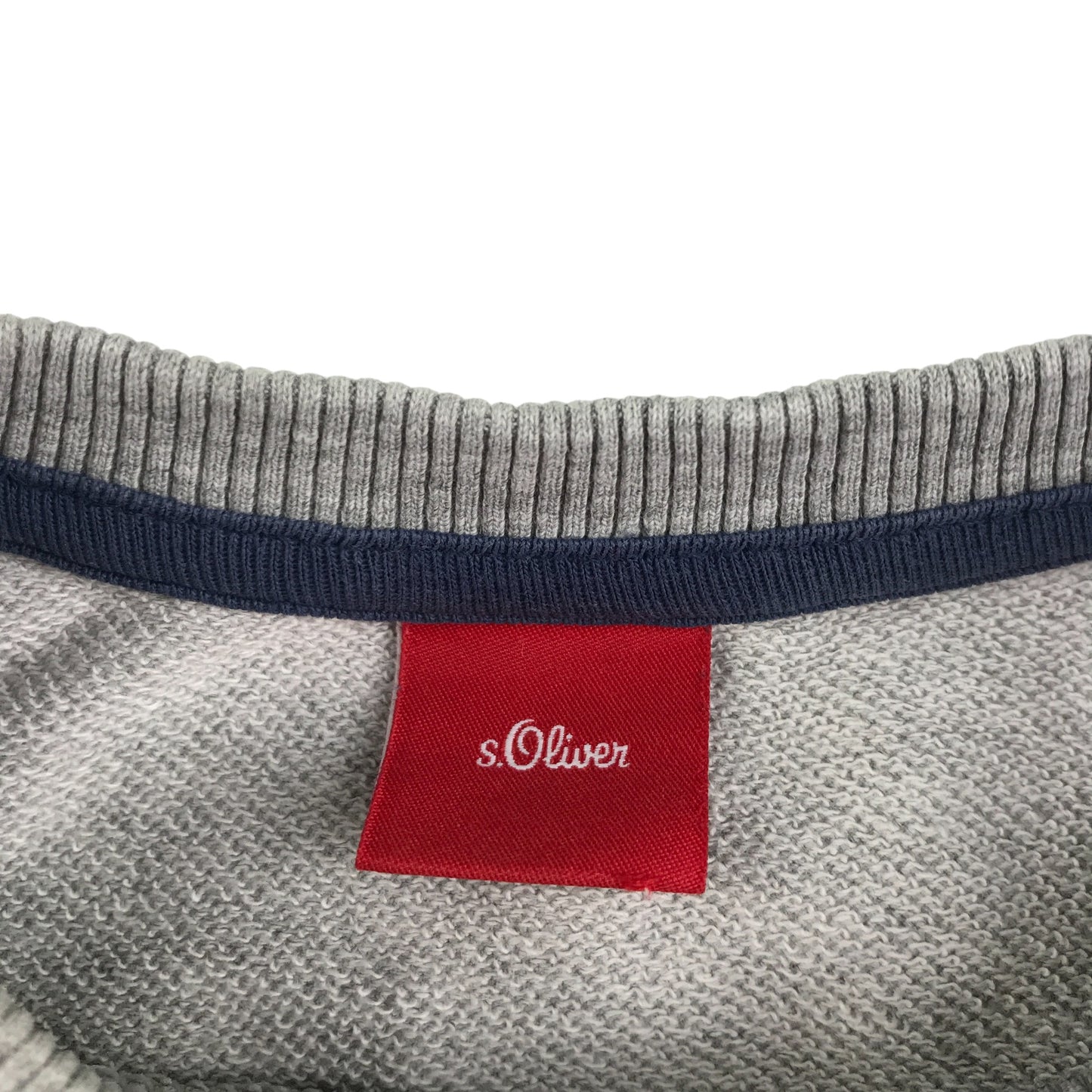 s.Oliver sweater 8-9 years grey digger construction graphic design