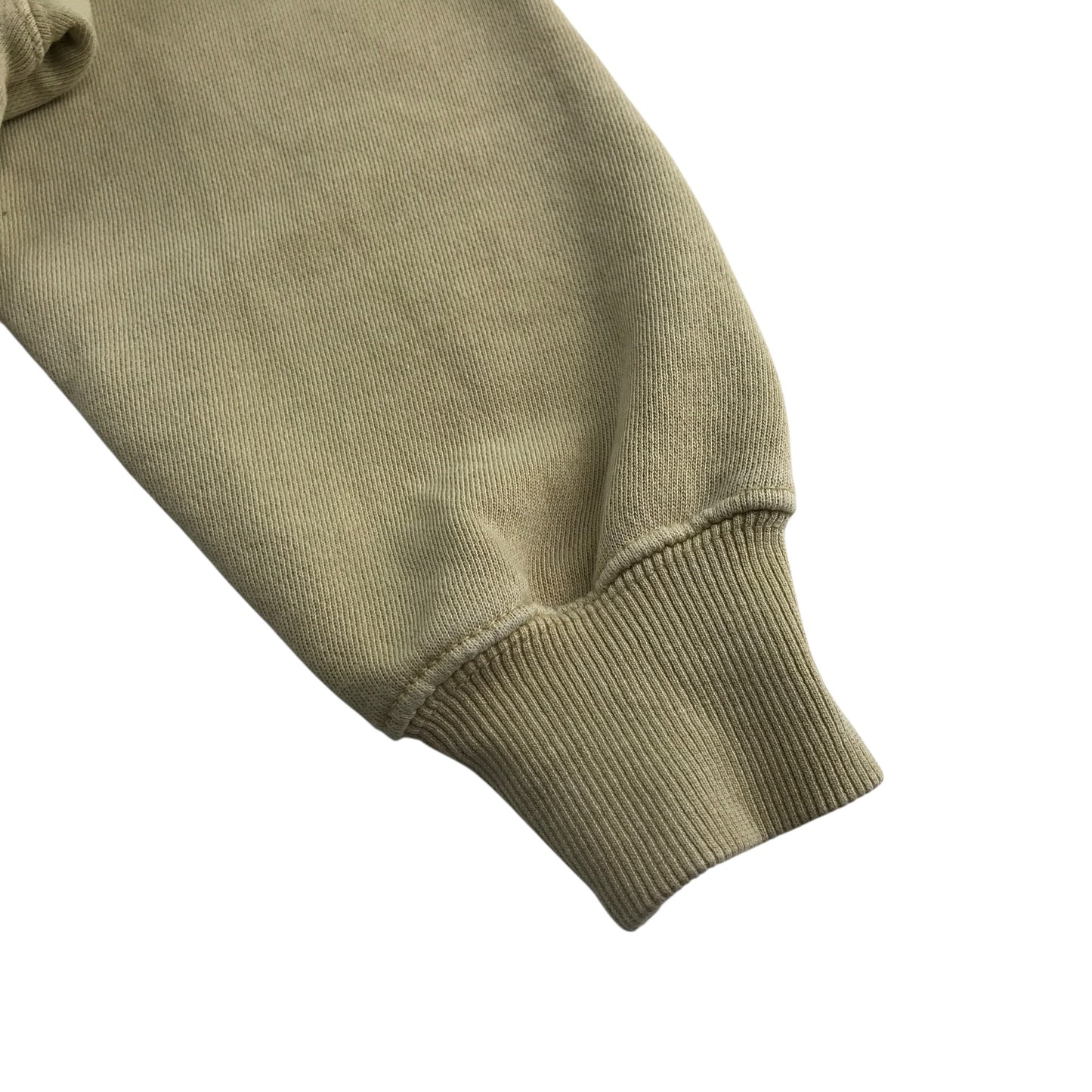 Zara sweater 8-9 years beige plain with embroidered patch crewneck