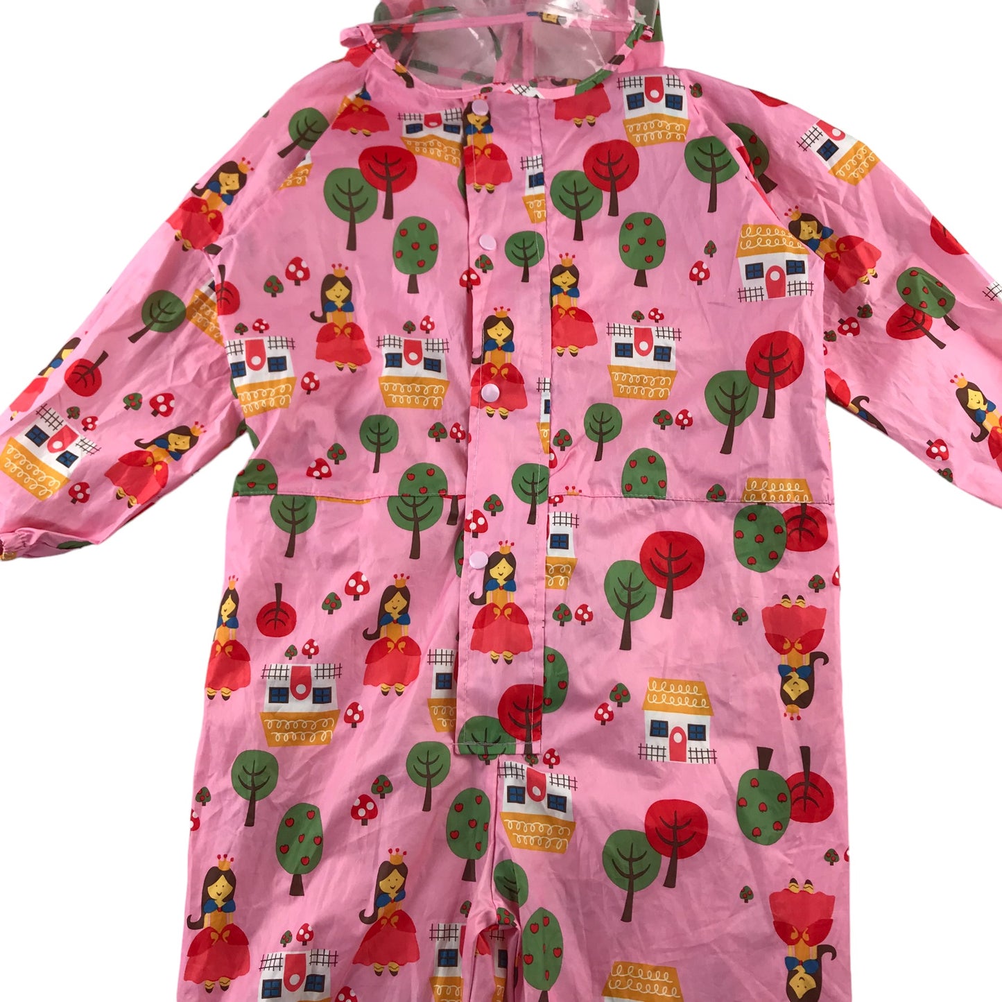 Overalls 4-5 years pink print pattern light weather