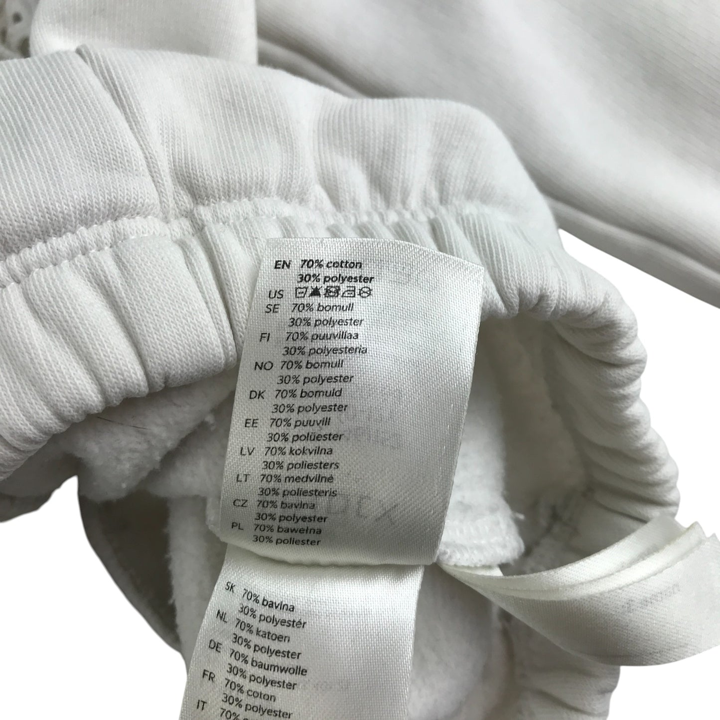 Lindex sweater 11-12 years white crewneck with lace detailing