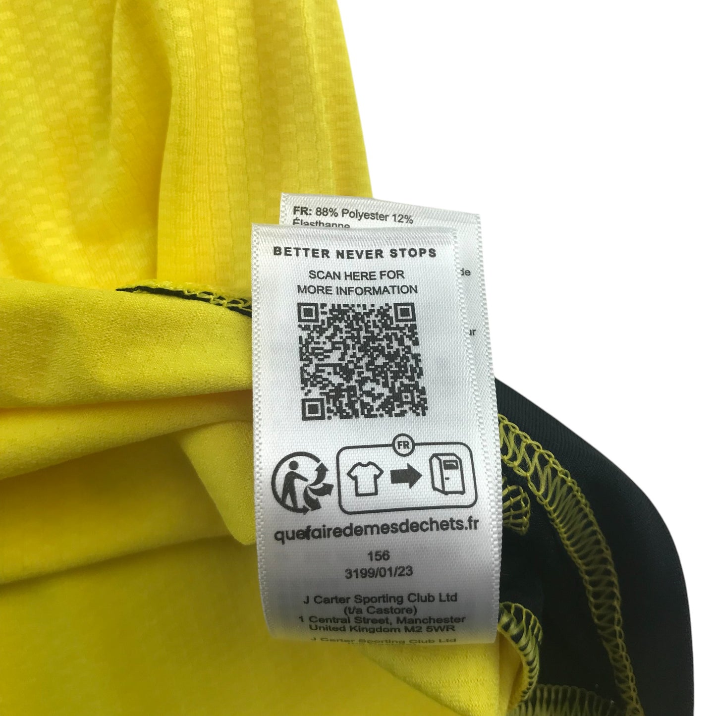 Castore Rangers FC PRO home goalkeeper shirt women's yellow long sleeve
