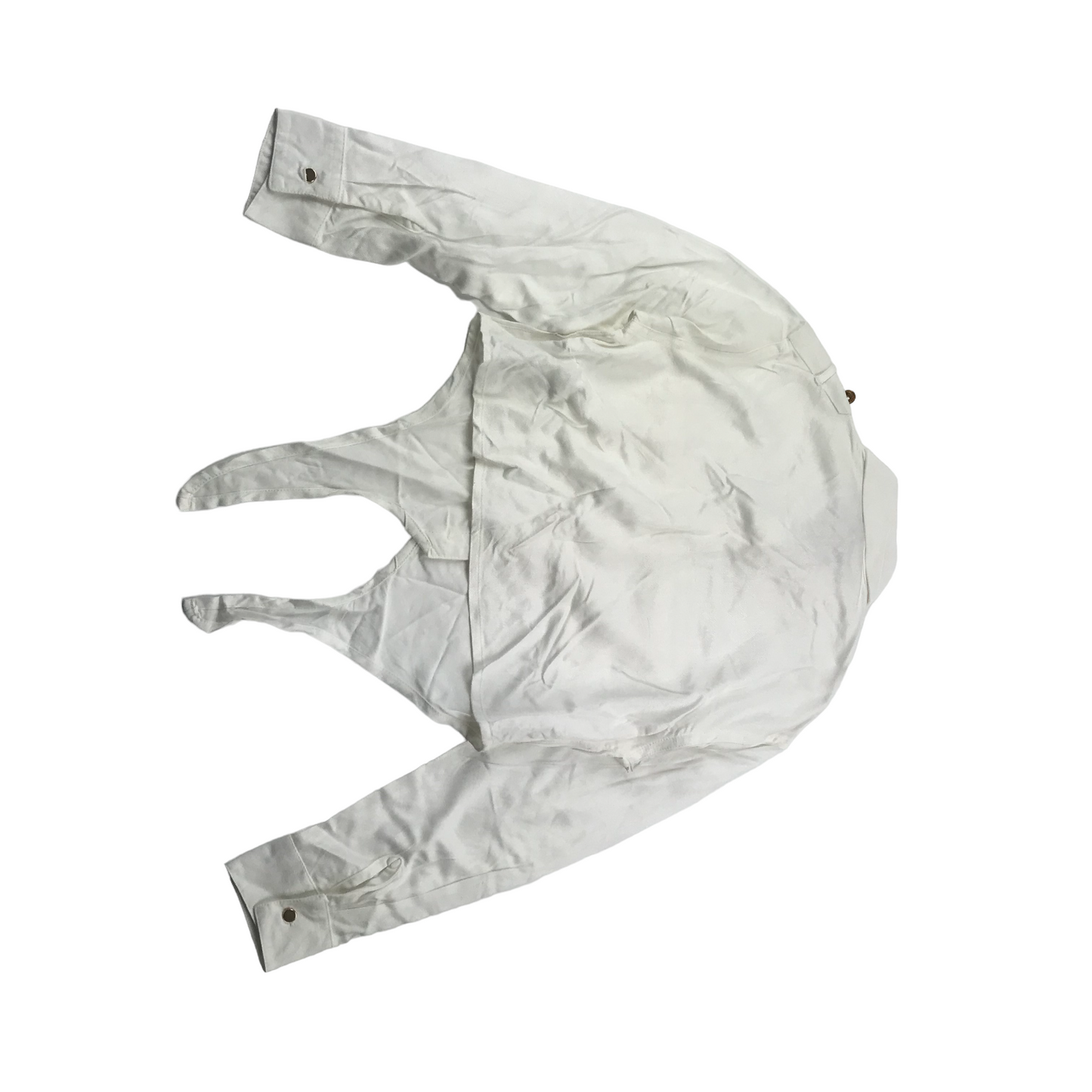 River Island White Cropped Blouse Age 7