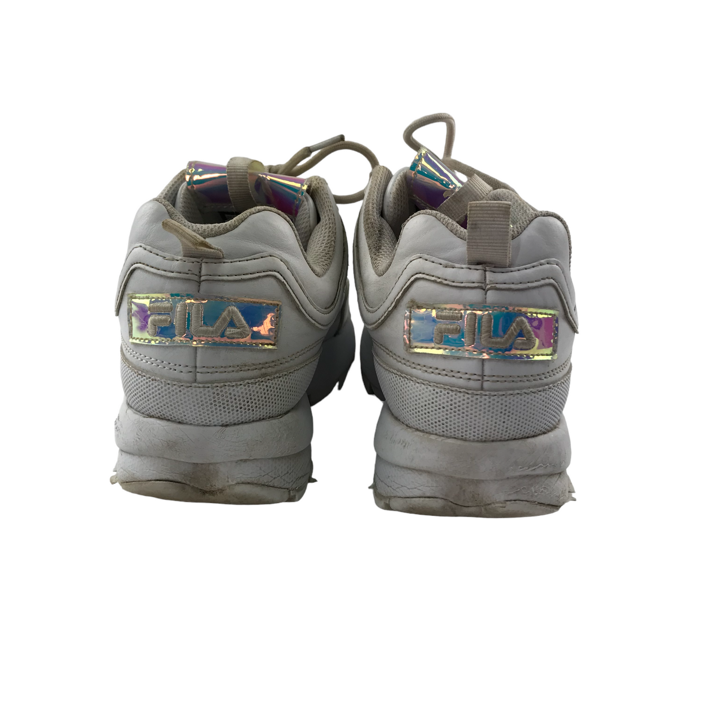 Fila Trainers Shoe Size 6 White Chunky Heels