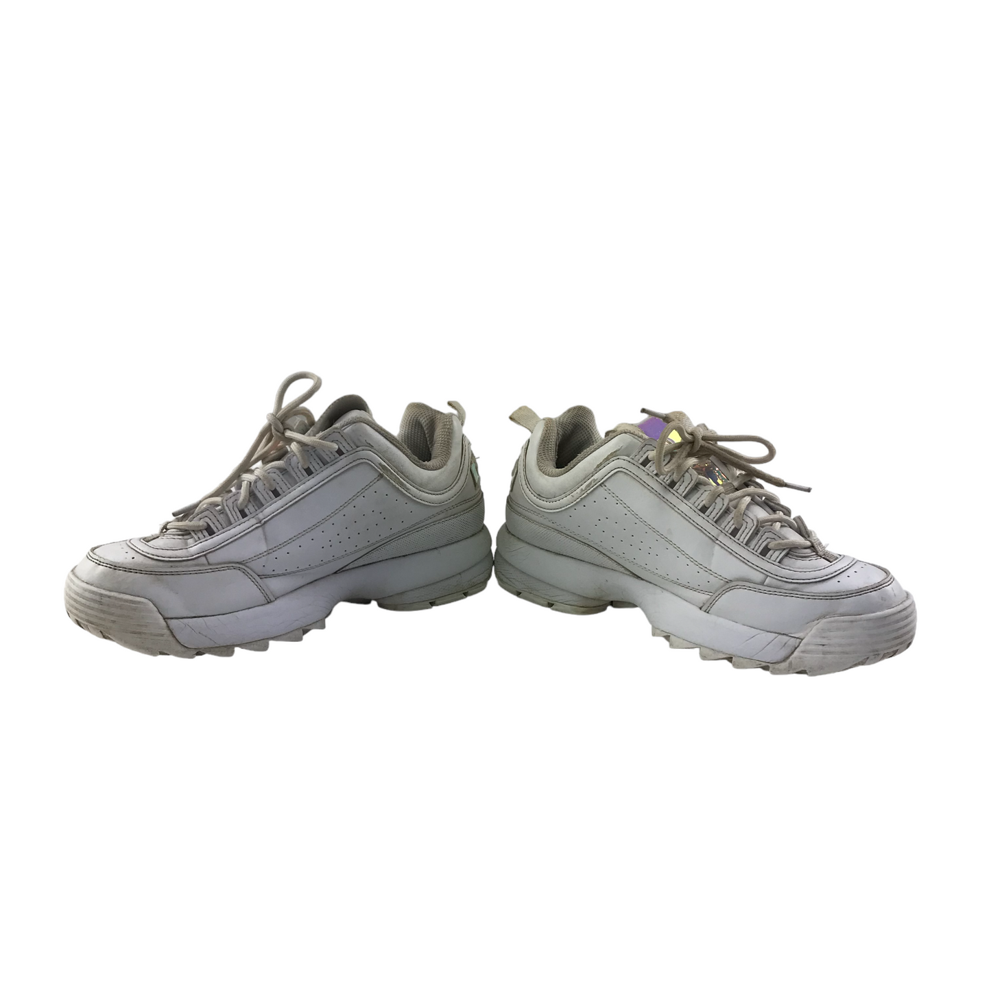 Fila Trainers Shoe Size 6 White Chunky Heels