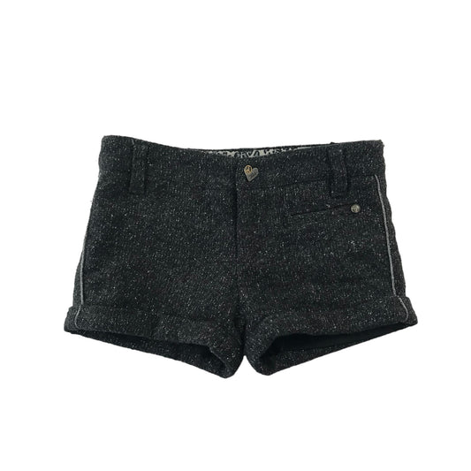 IKKS Shorts Age 5 Dark Grey with Glittery Design
