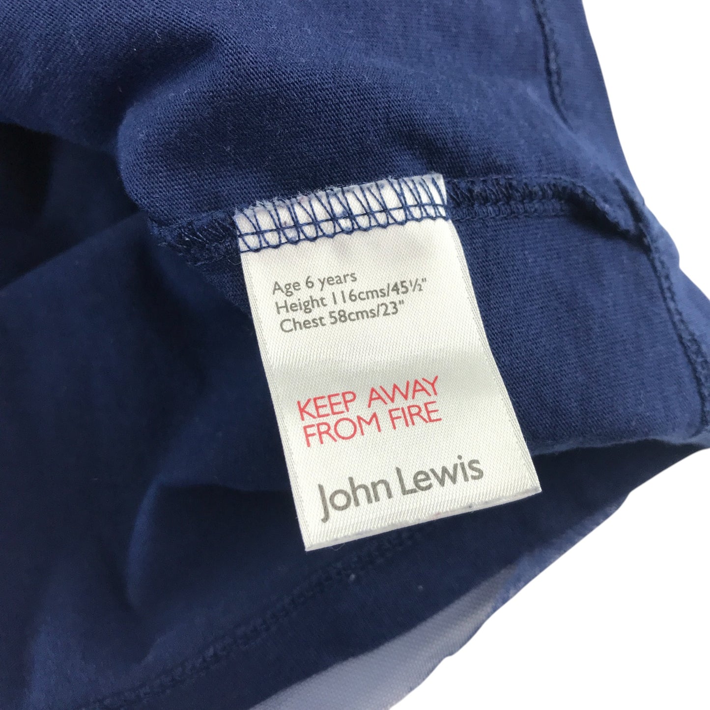 John Lewis dress 5-6 years grey and navy sequins star