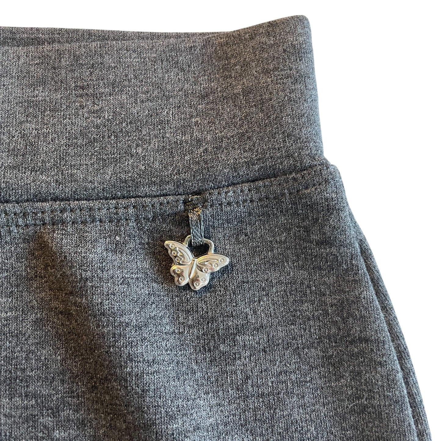 George school trouser bundle 4-5 years grey girls jersey straight leg with trinket details