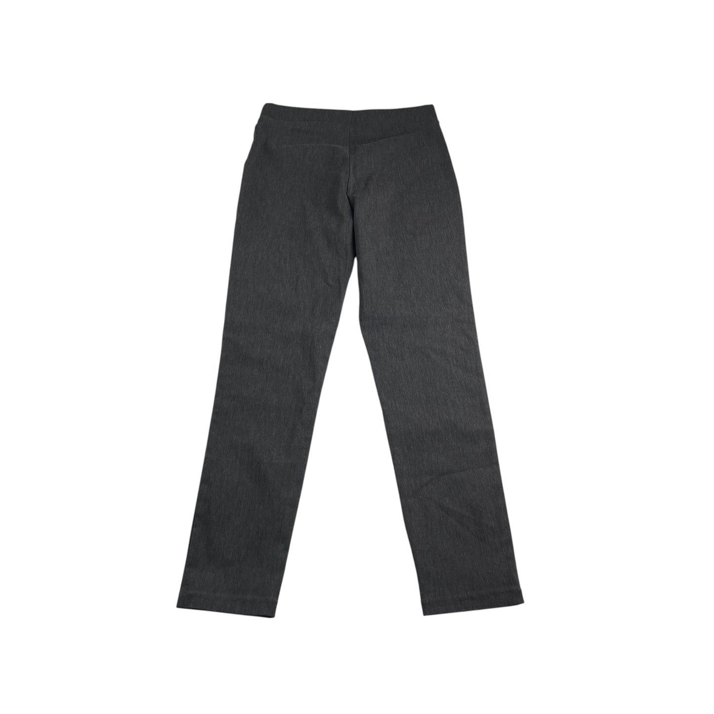 George girls school trousers 13-14 years grey plain sturdy jegging style with elasticated waistband