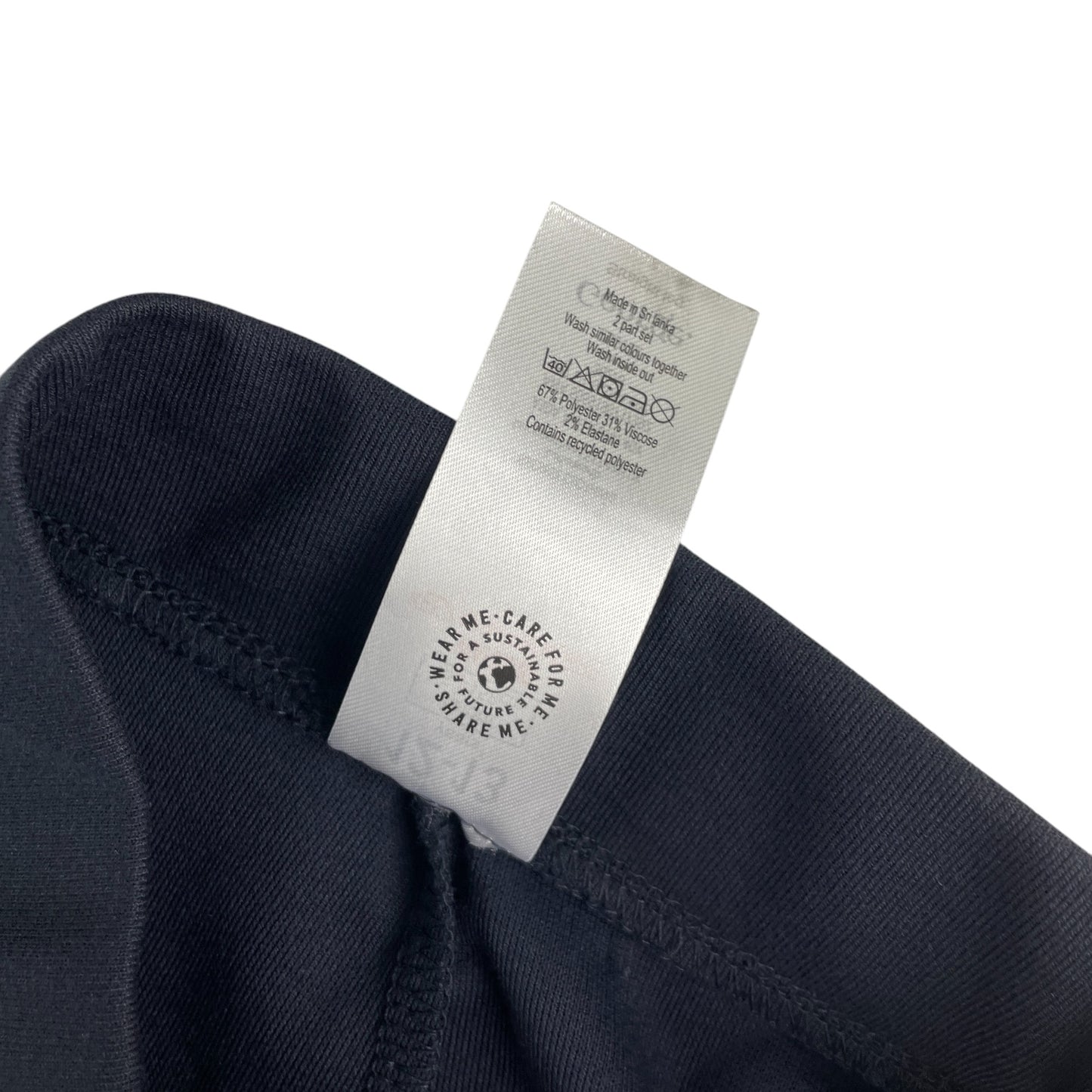 George girls school trouser 12-13 years navy slim leg