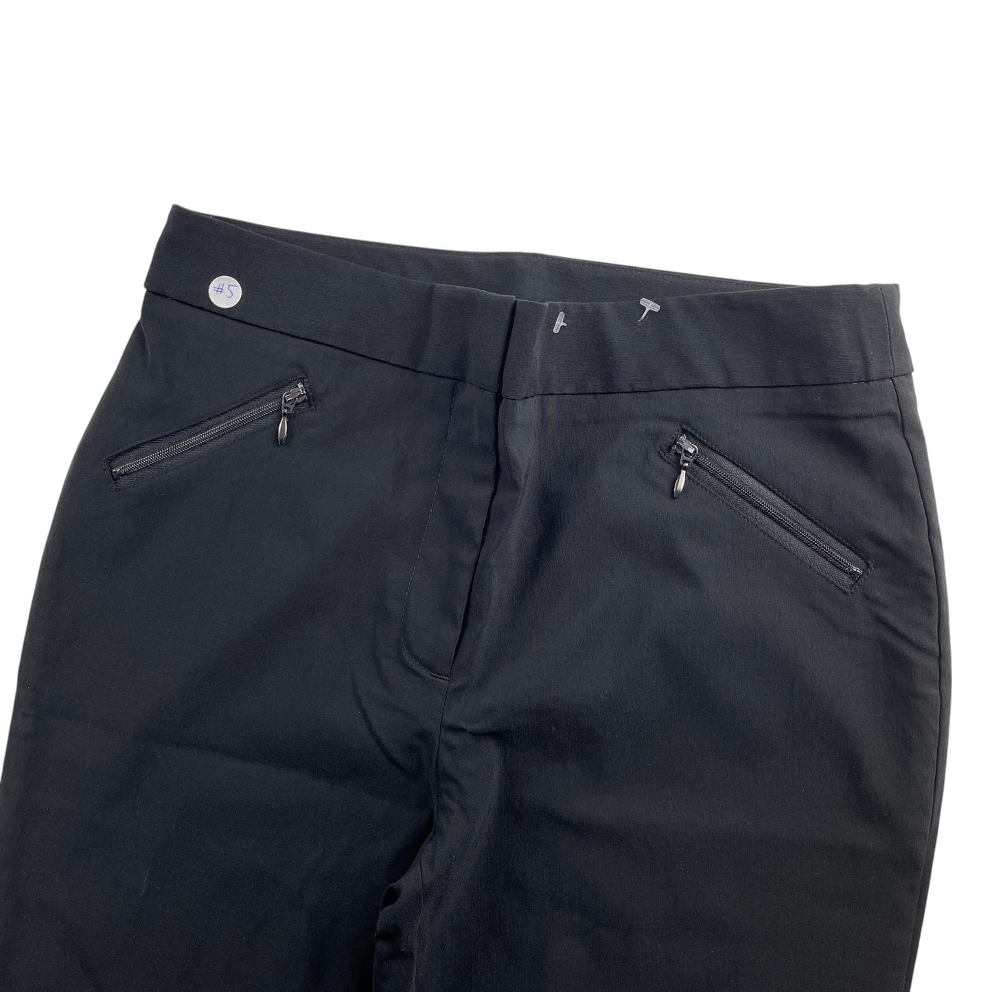 George girls school trouser 13-14 black stretchy slim legs stretchy