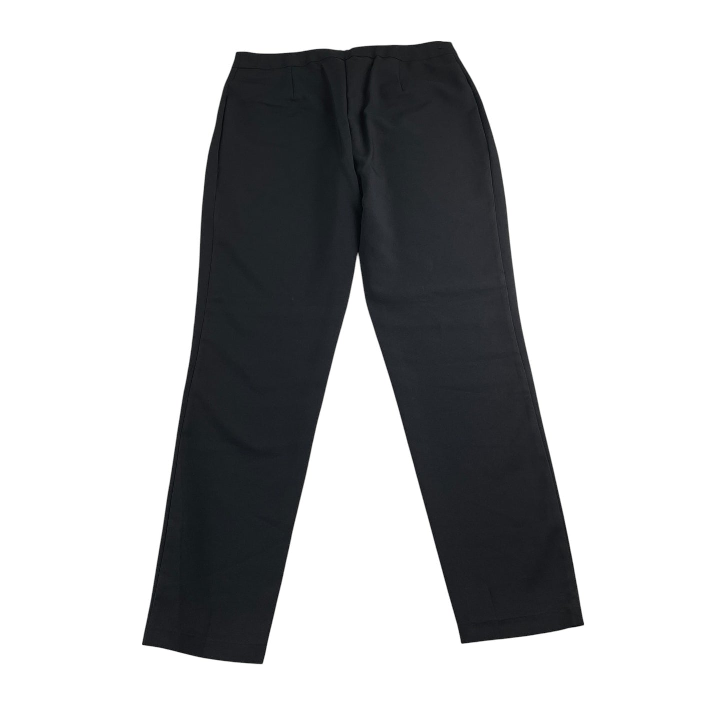 George girls school trouser 14-15 years black plain with straight leg