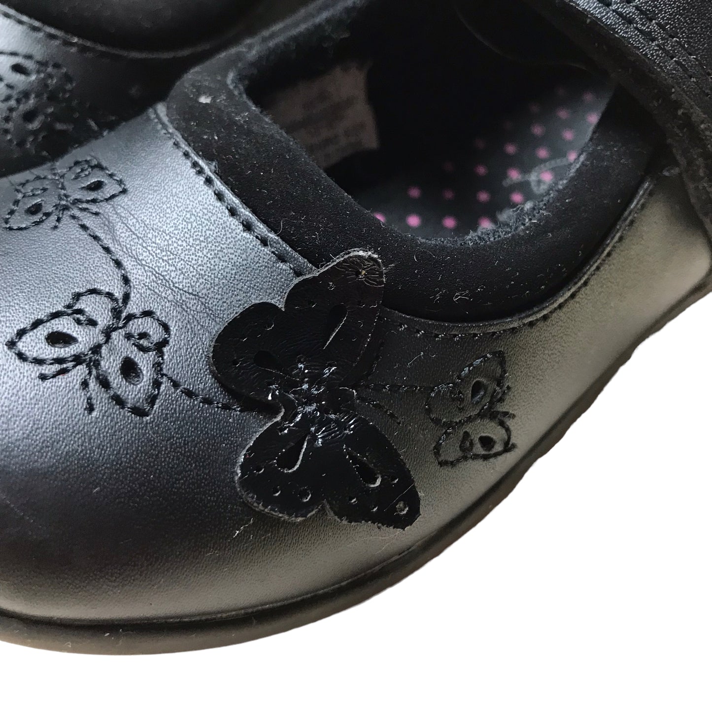 George Black Butterfly School Shoes Shoe Size 9 junior