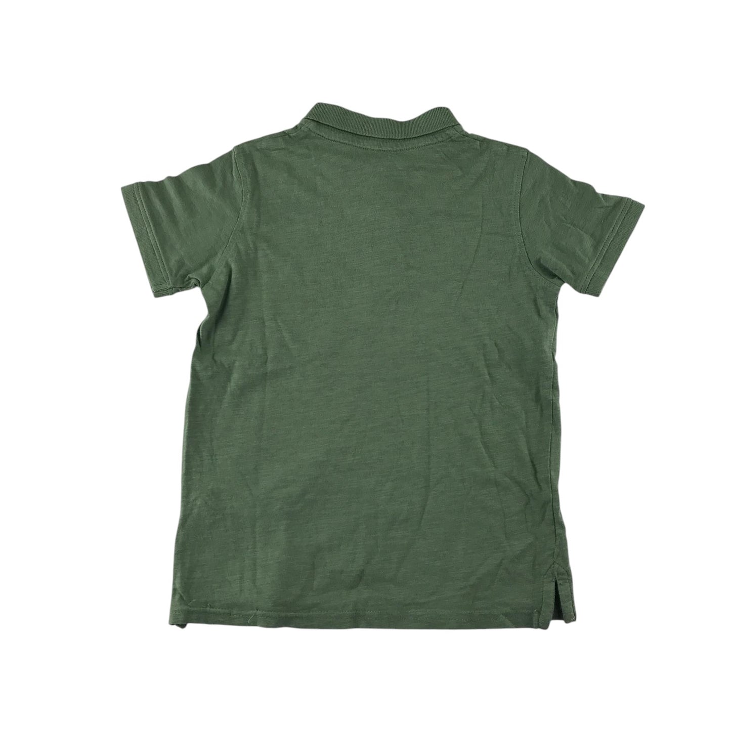 Primark polo shirt 6-7 years khaki plain cotton