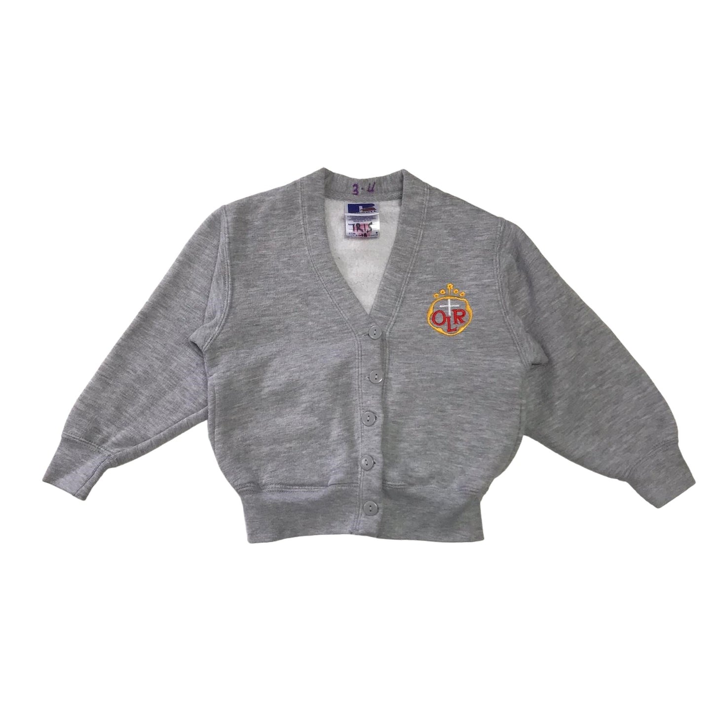 *Our Lady of the Rosary Primary Light Grey Jersey Cardigan