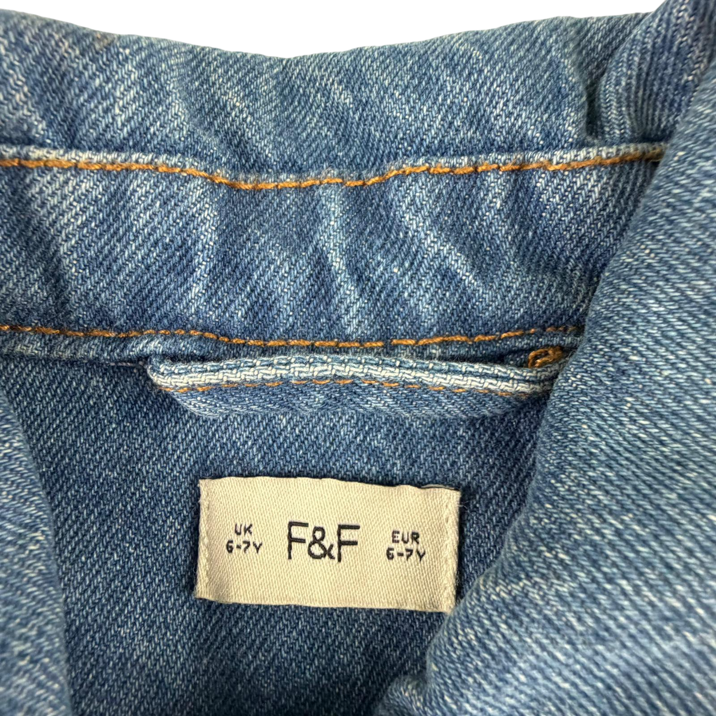 F&F 6-7 years blue denim jacket