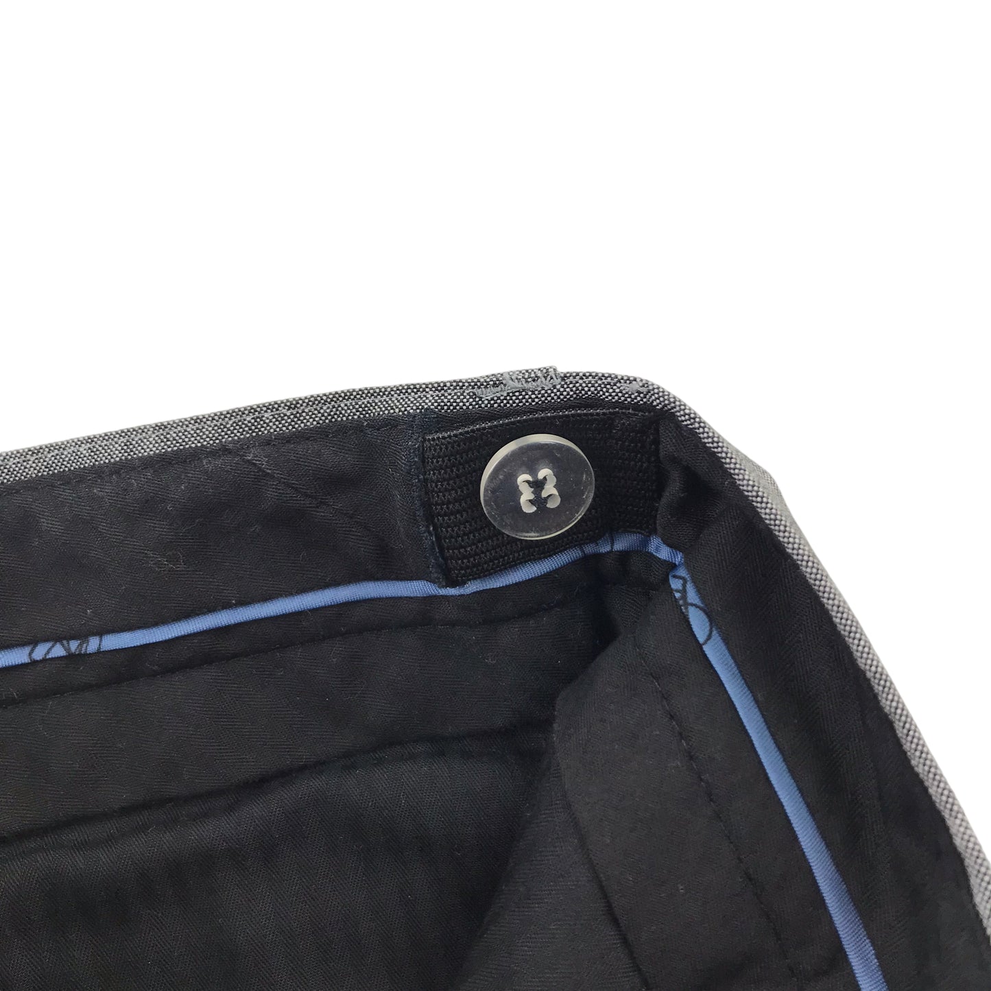 Next Trousers 5-6 Years Grey Smart Formal Regular Fit