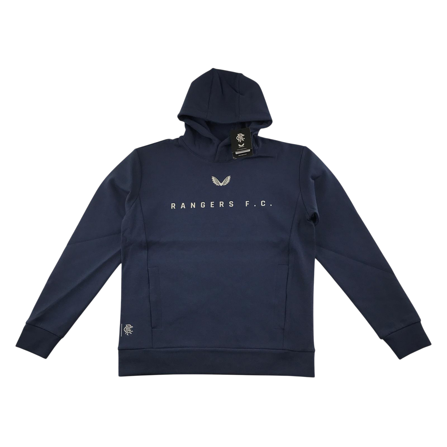 Castore Rangers FC Travel Hoodie - Peacoat Blue