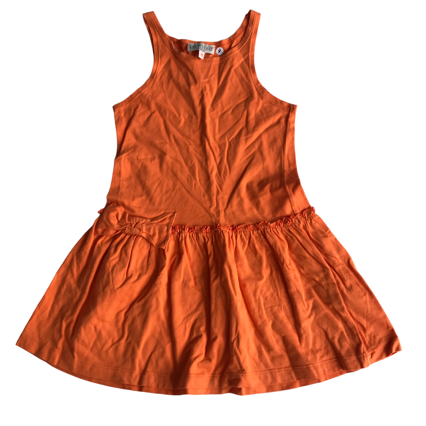 Bright Orange and Green Summer Dress Bundle Age 7