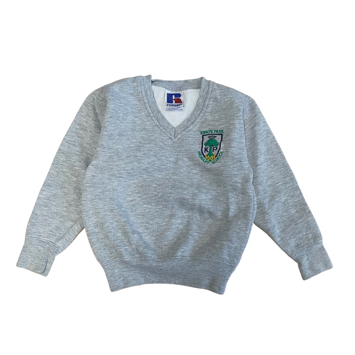 *Kings Park Primary Light Grey V-neck Jersey