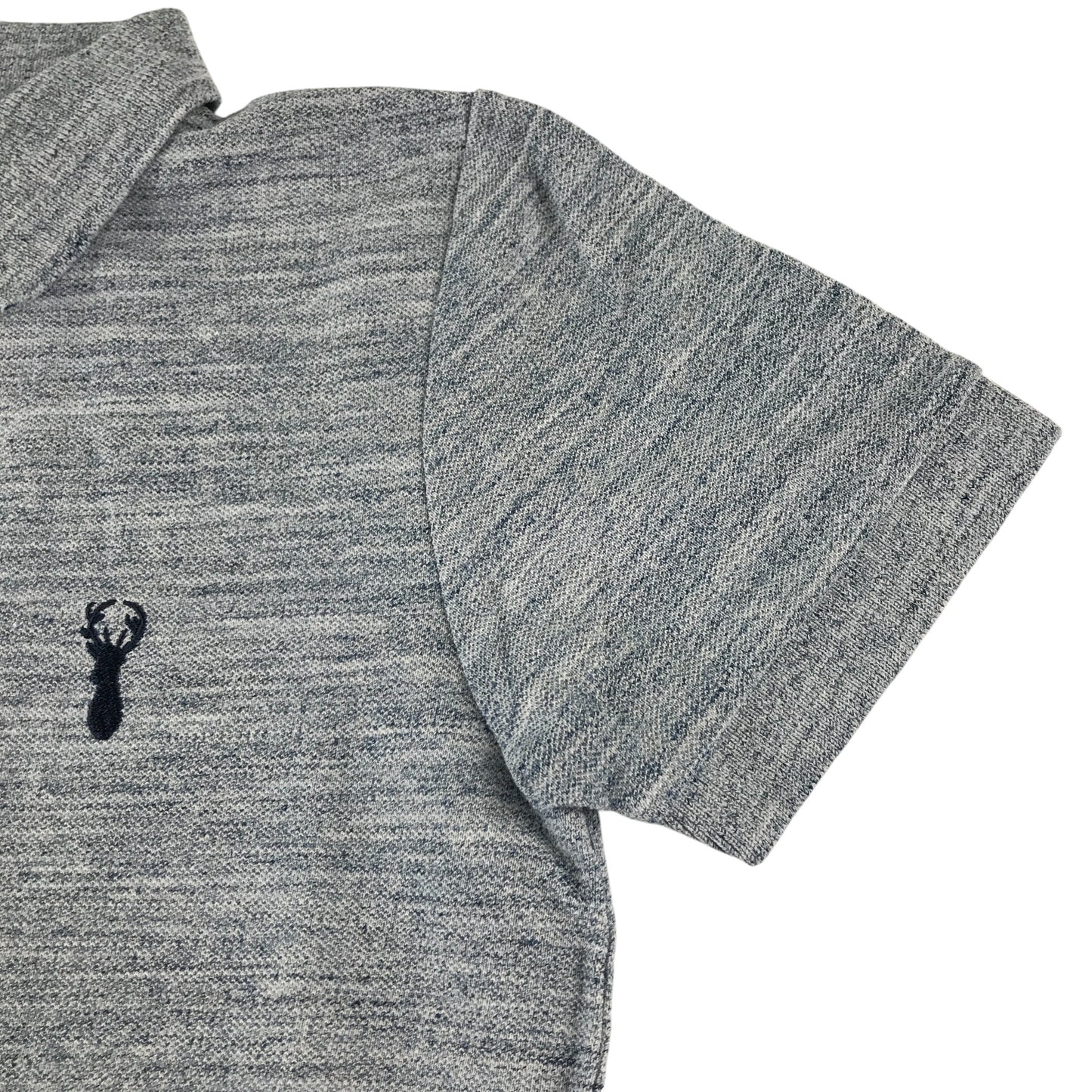 Next polo shirt 6-7 years grey plain with logo