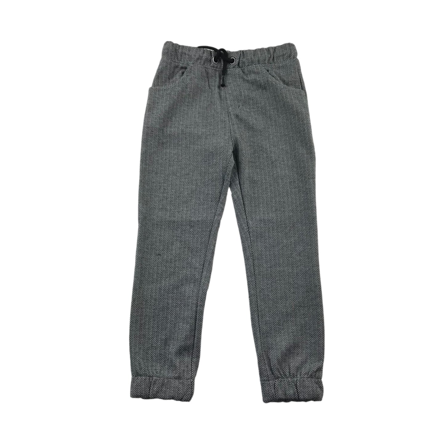 Nutmeg Polo Shirt and Trousers Set 5-6 years White and Grey Smart comfortable