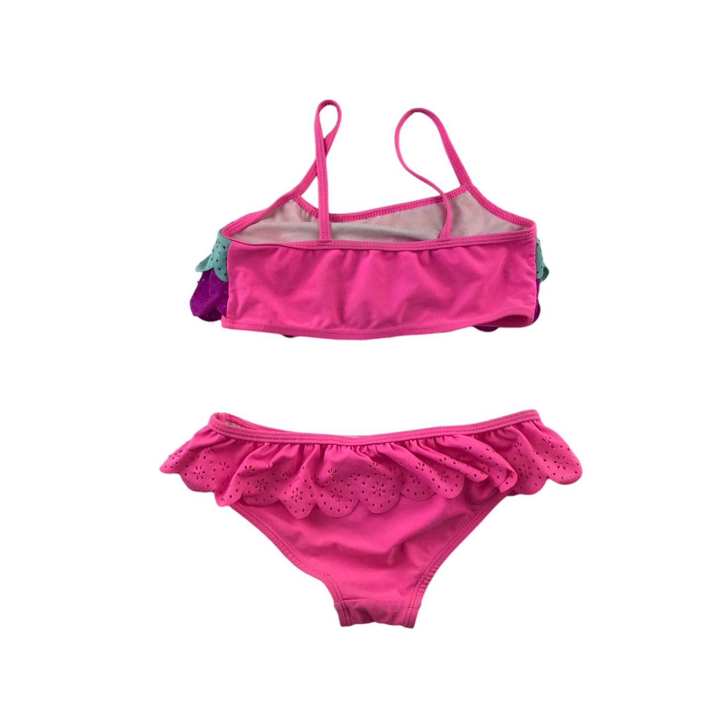Primark Swimsuit 6-7 years pink and purple frilled bikini set