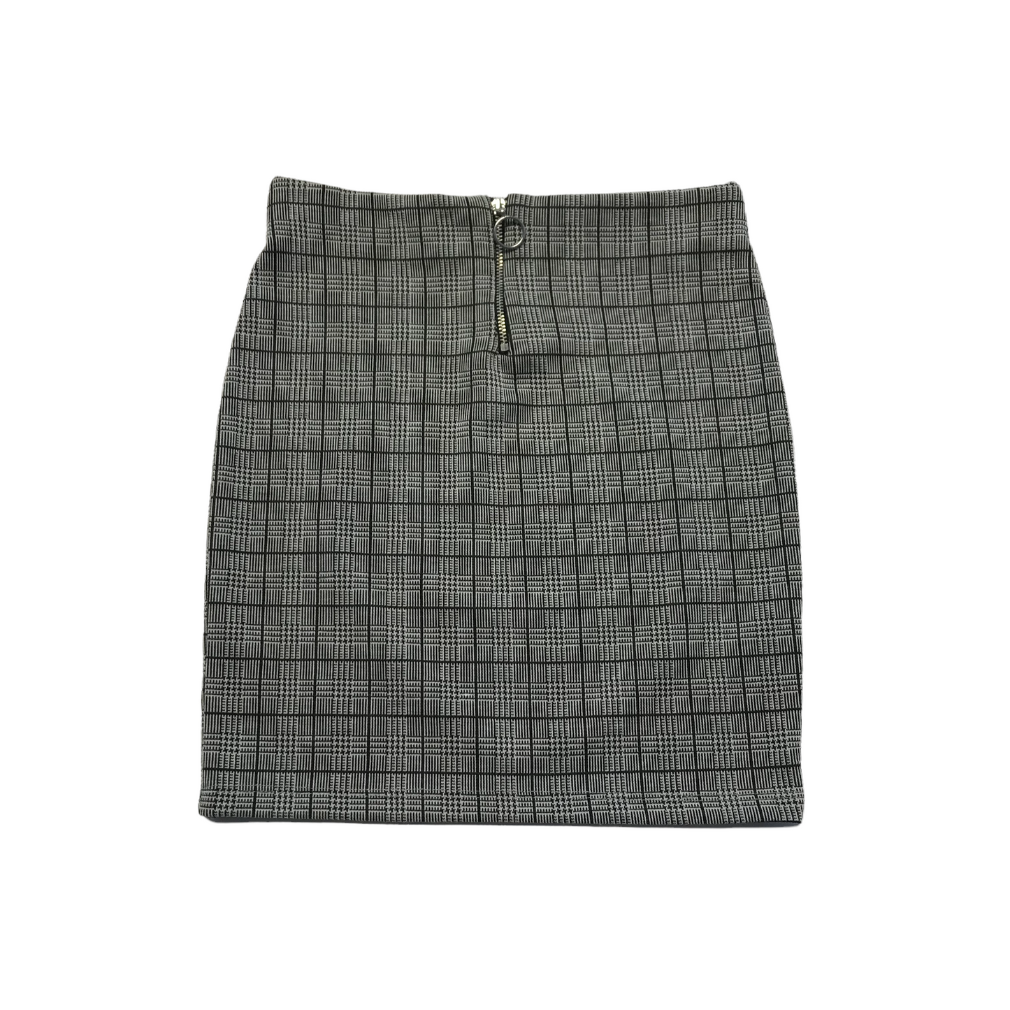 New Look Grey Checked Pencil Mini Skirt Age 10