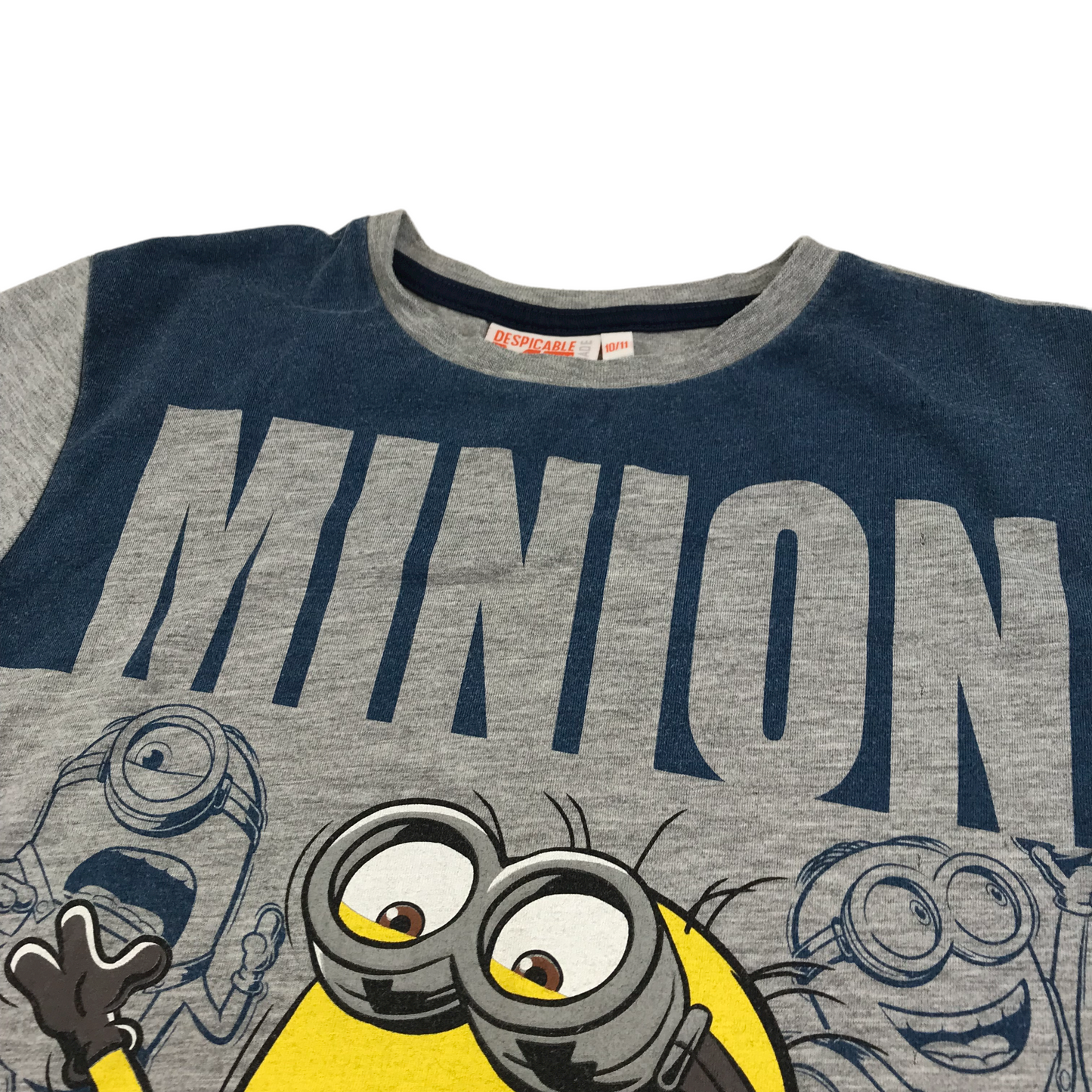 Despicable Me Grey Minion T-shirt Age 10
