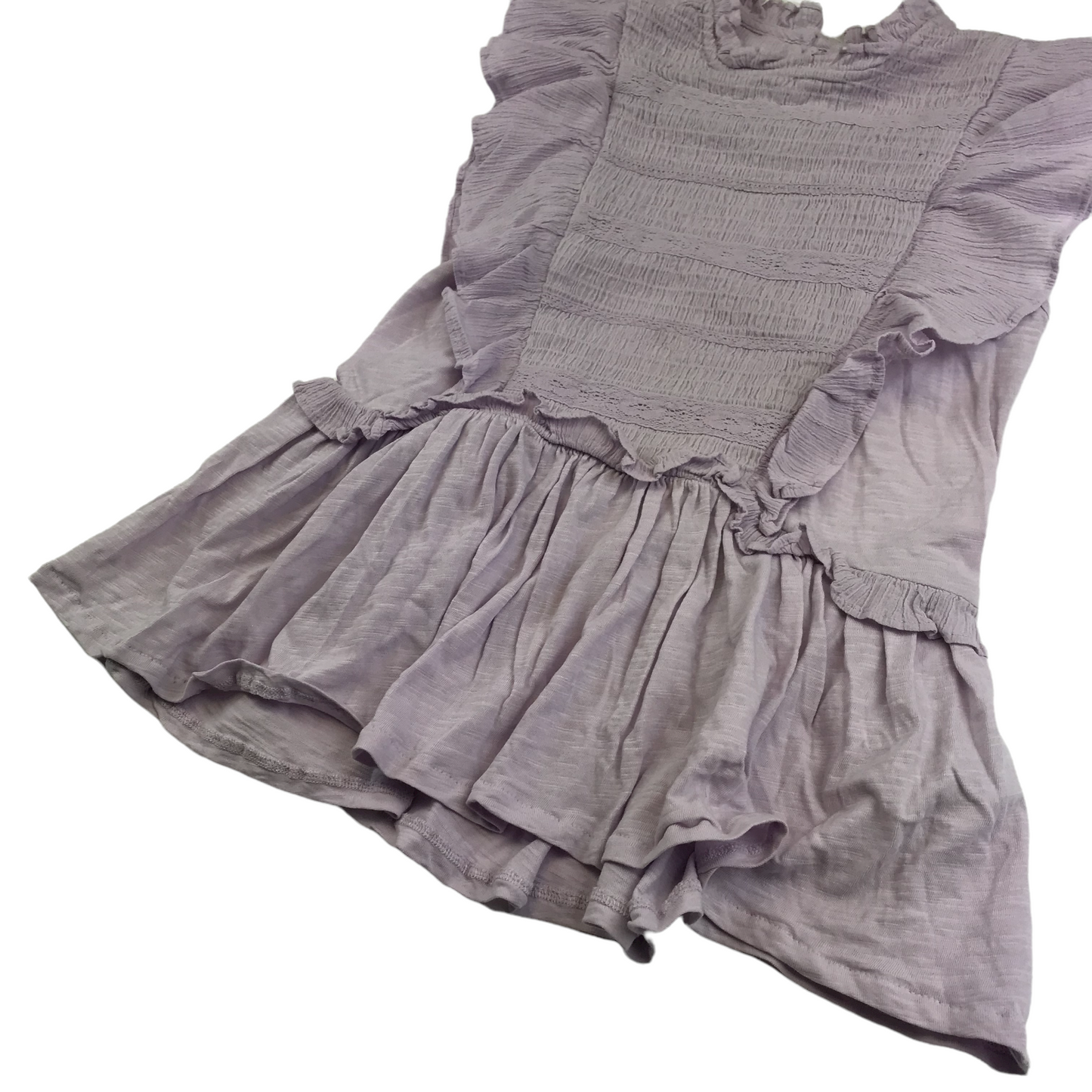 Next Light Purple Frilled Detail Blouse Top Age 10