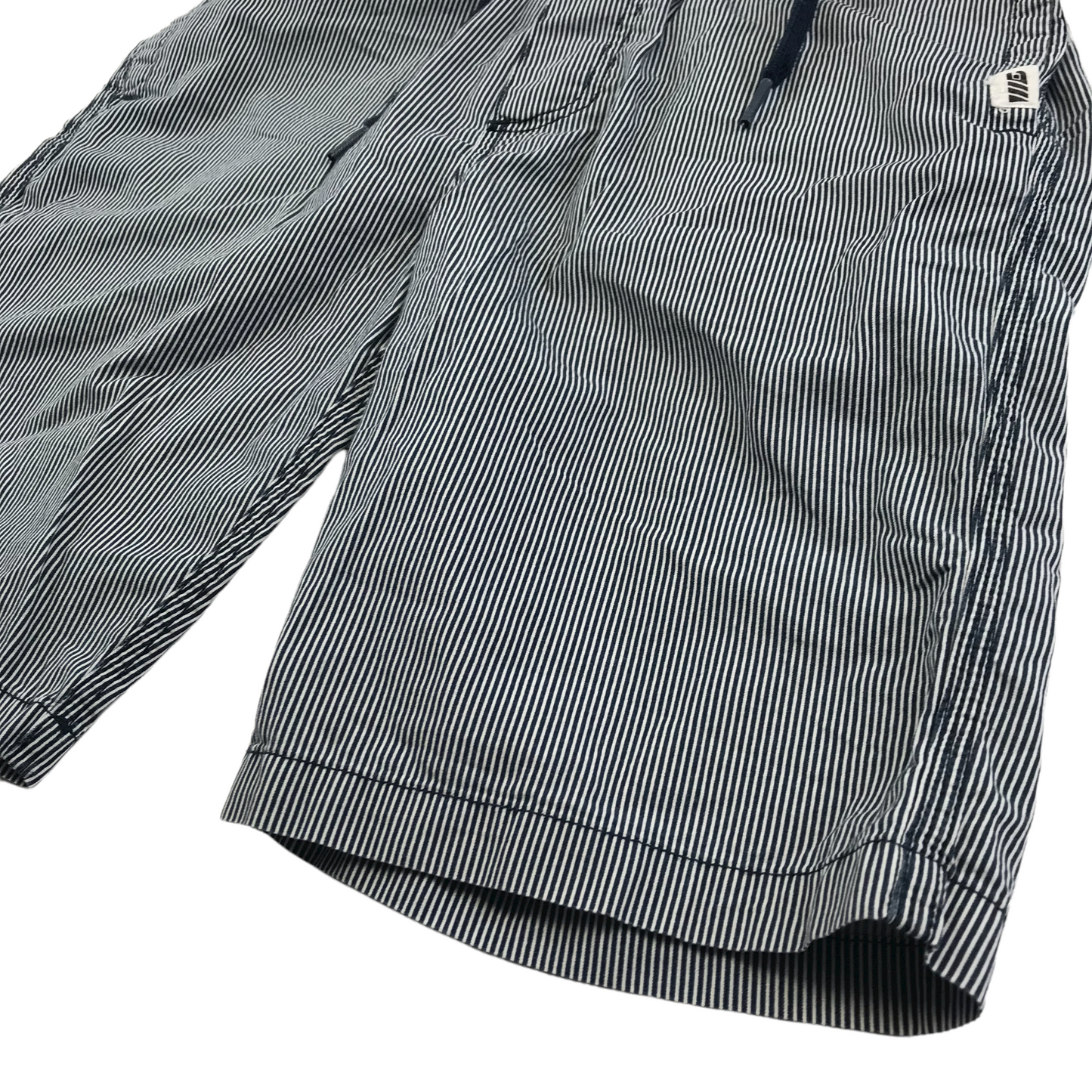 H&M Navy Blue and White Stripy Shorts Age 10