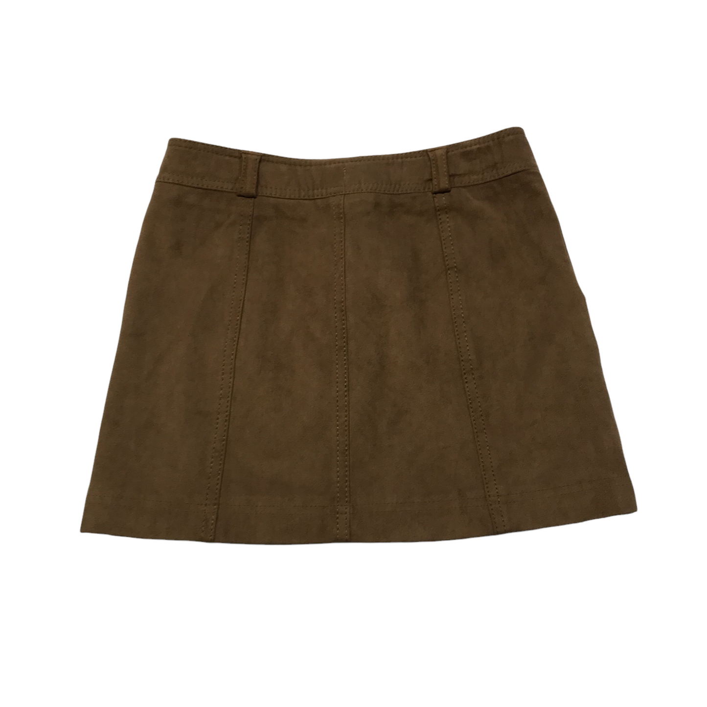Next Brown Faux Suede Skirt Age 10