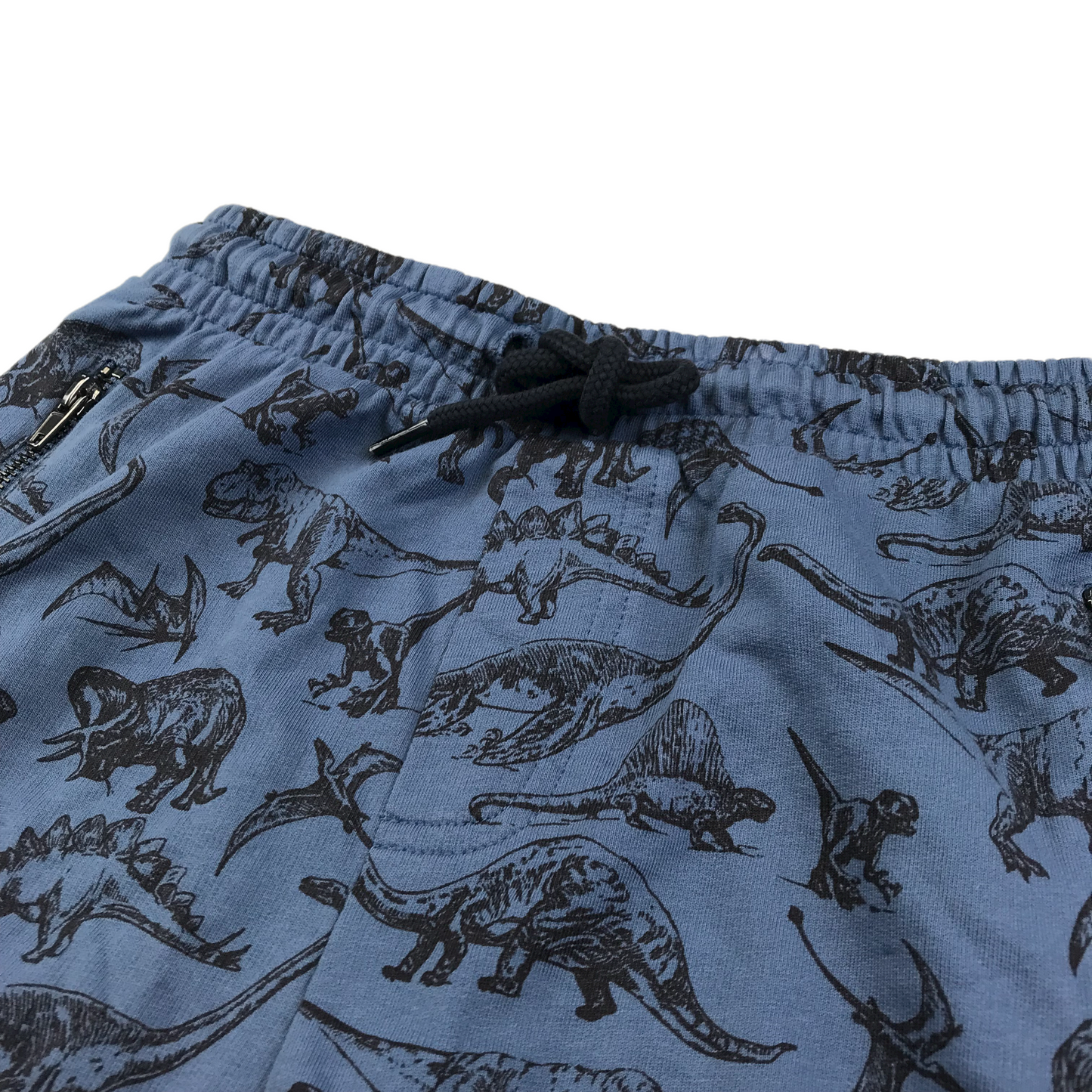Next Blue Dinosaur Jersey Shorts Age 11