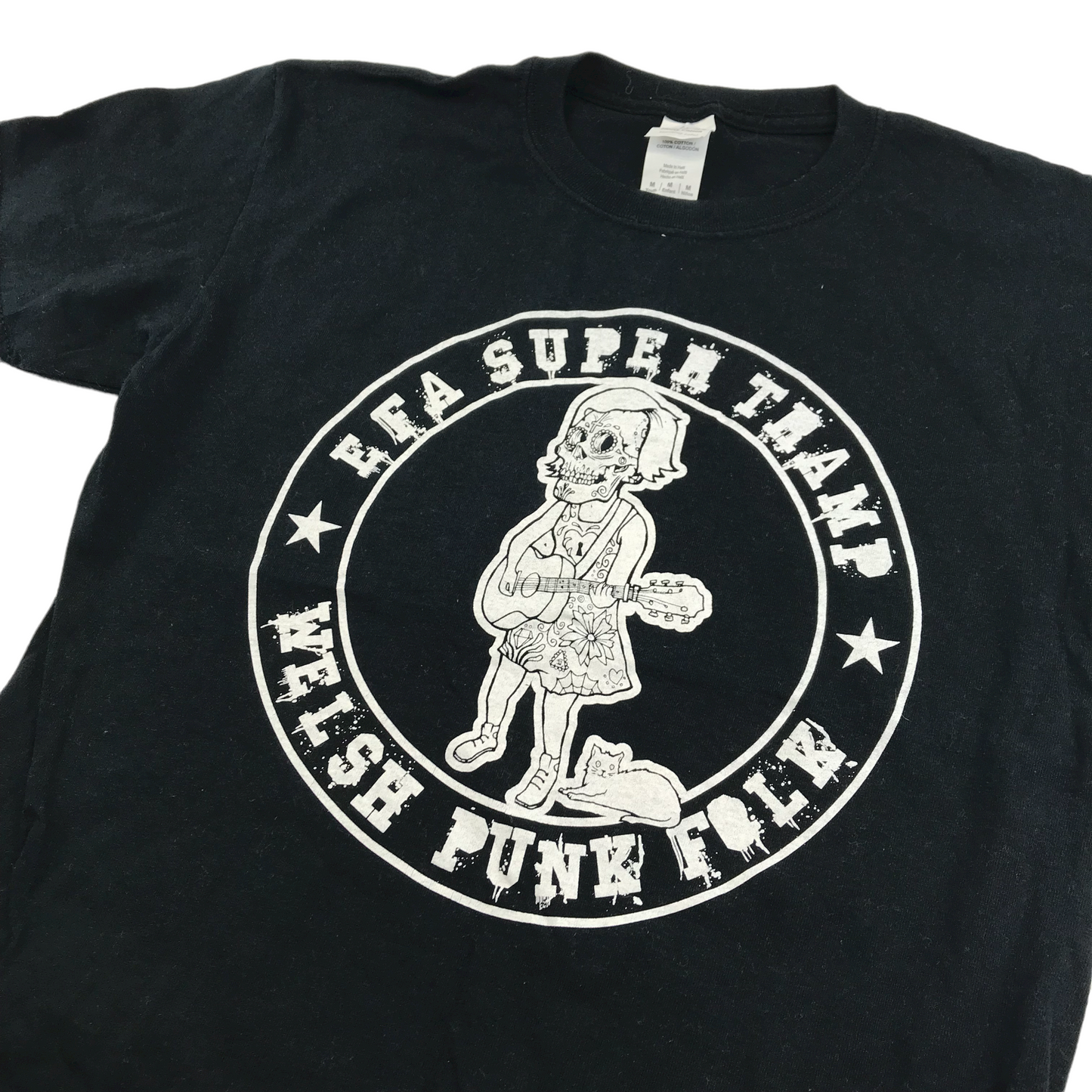 Gildan Black Punk T-shirt Age 11