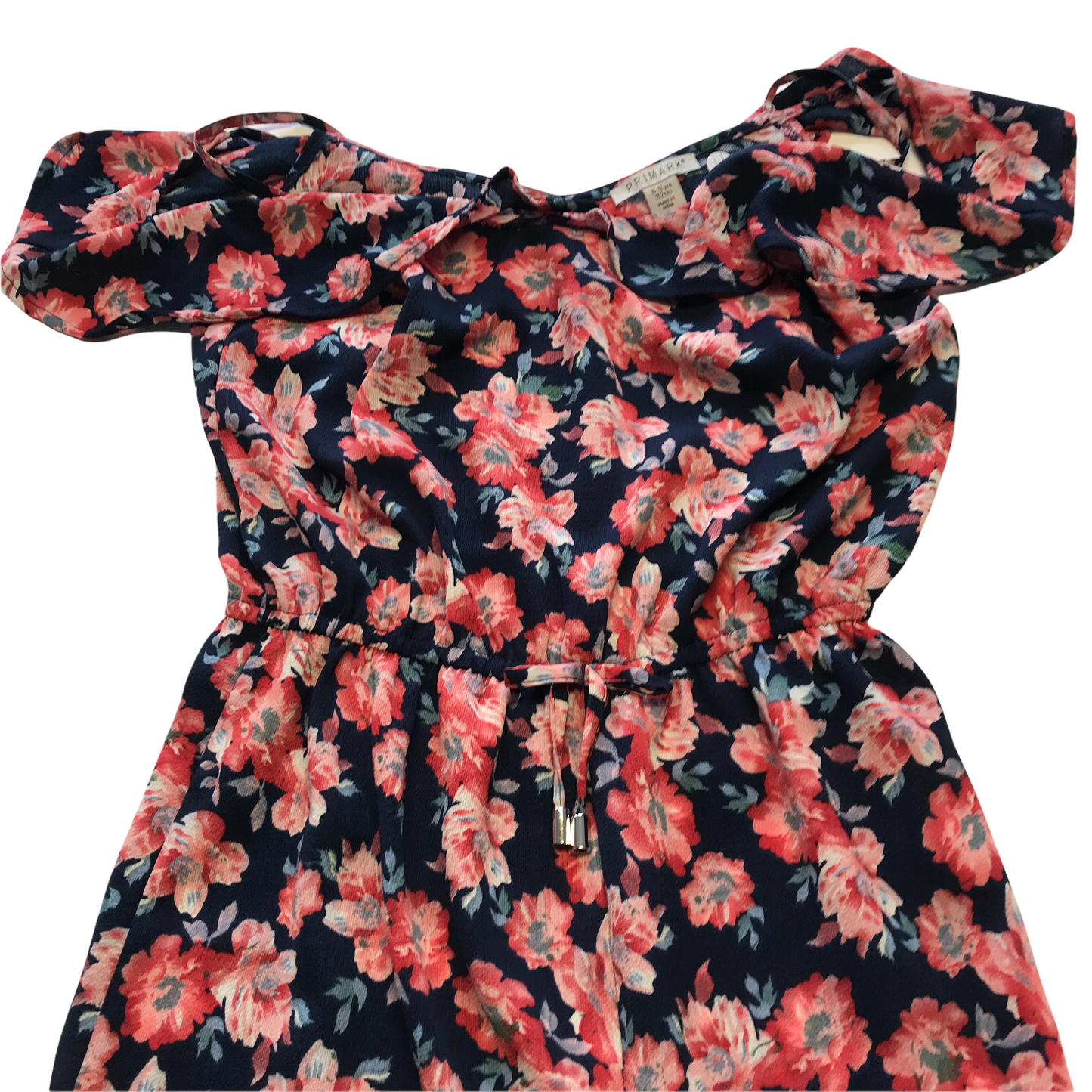 Primark Red Floral Jumpsuit Age 11