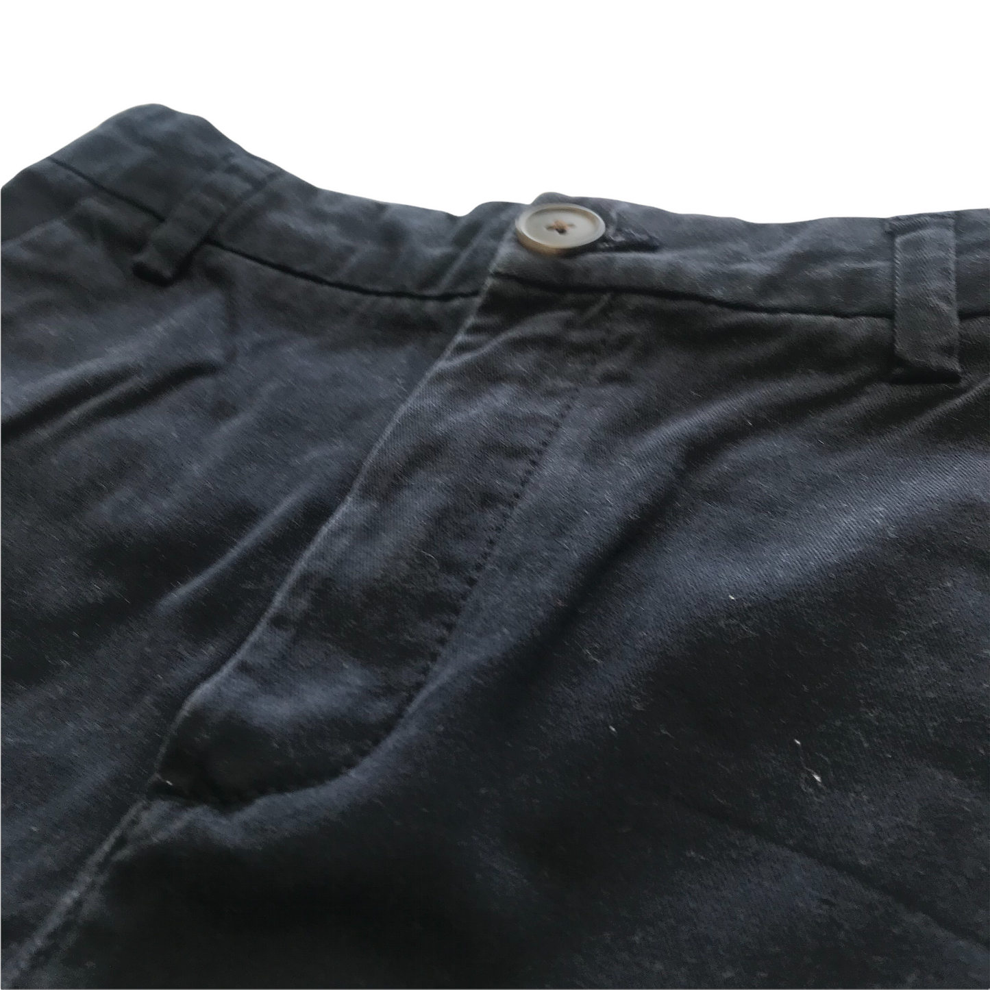 Next Navy Blue Chino Style Shorts Age 11