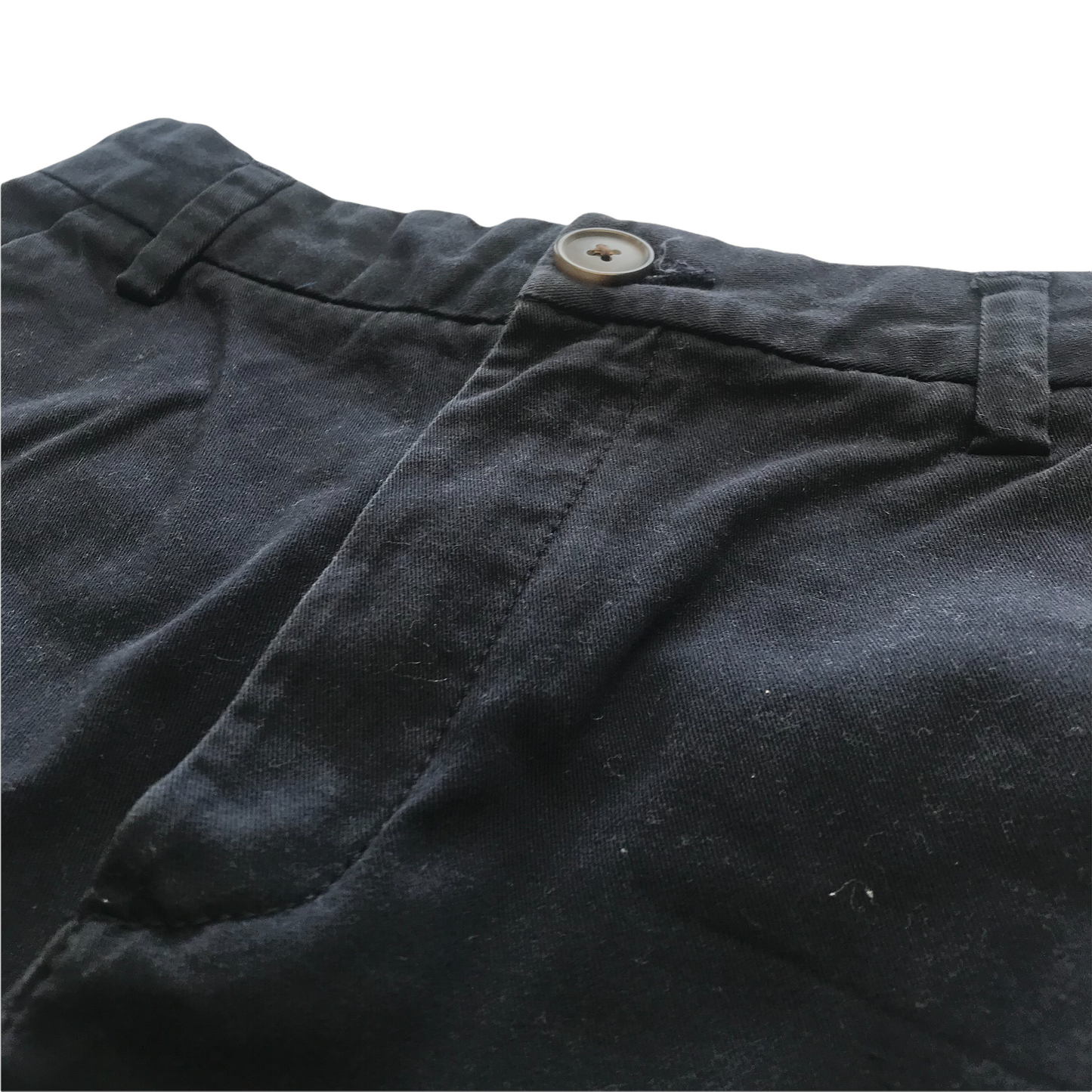 Next Navy Blue Chino Style Shorts Age 11
