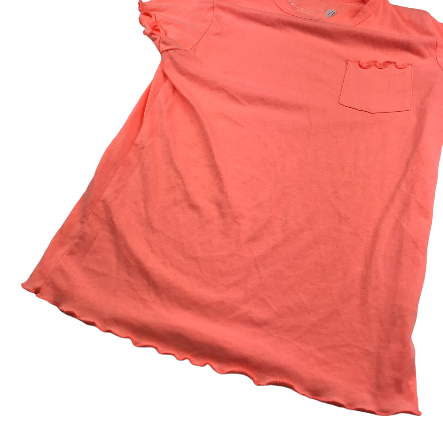 Primark Orange Plain T-shirt Age 11